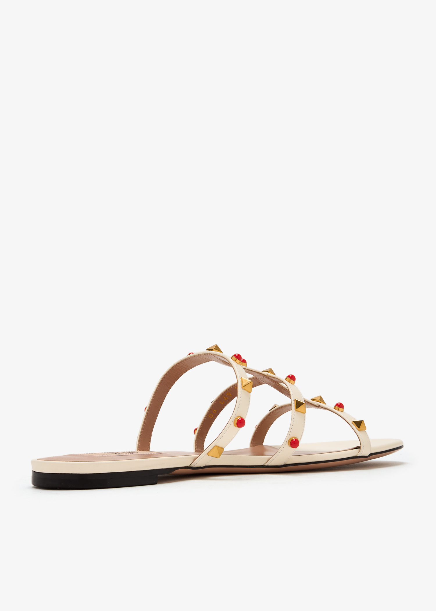 Valentino Garavani Rockstud flat sandals for Women - White