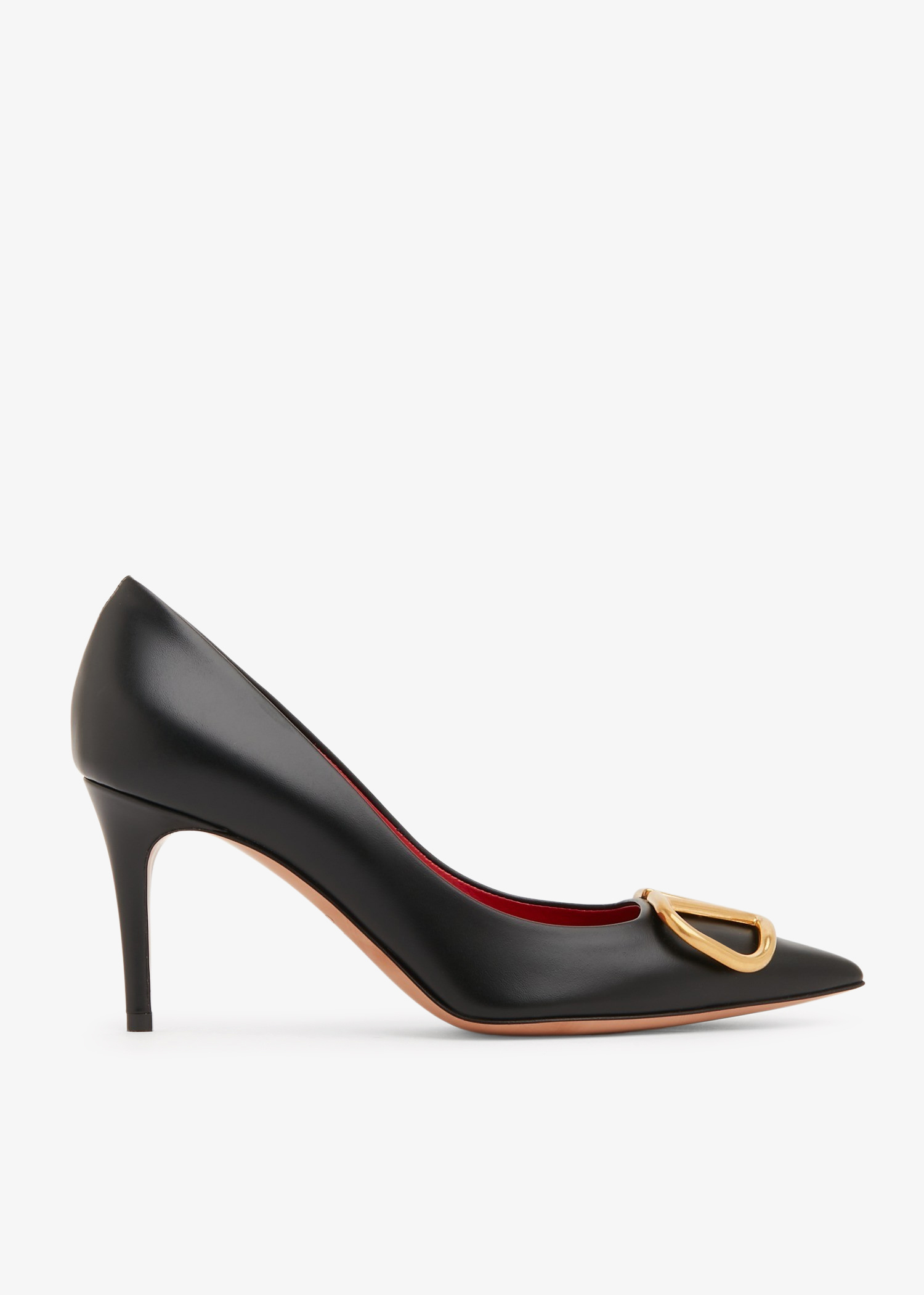 シューズ・サンダルその他 VALENTINO Woman High heel shoes Black 5W0S0KV6XFV 0NO Valentino Garavani Black Patent Leather Rockstud Crisscross