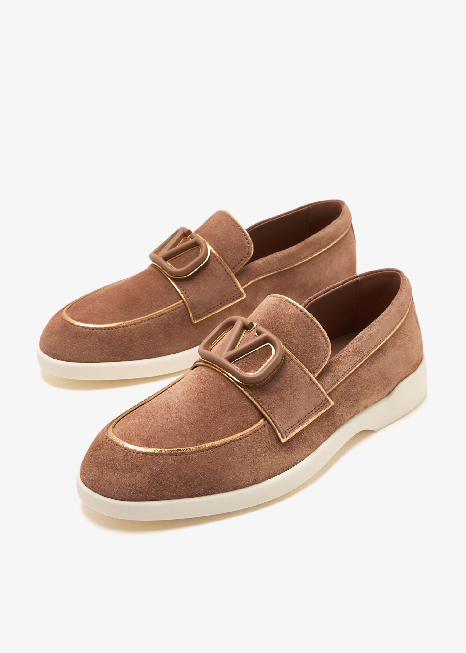 Valentino Garavani Leisure Flows loafers for Women - Brown