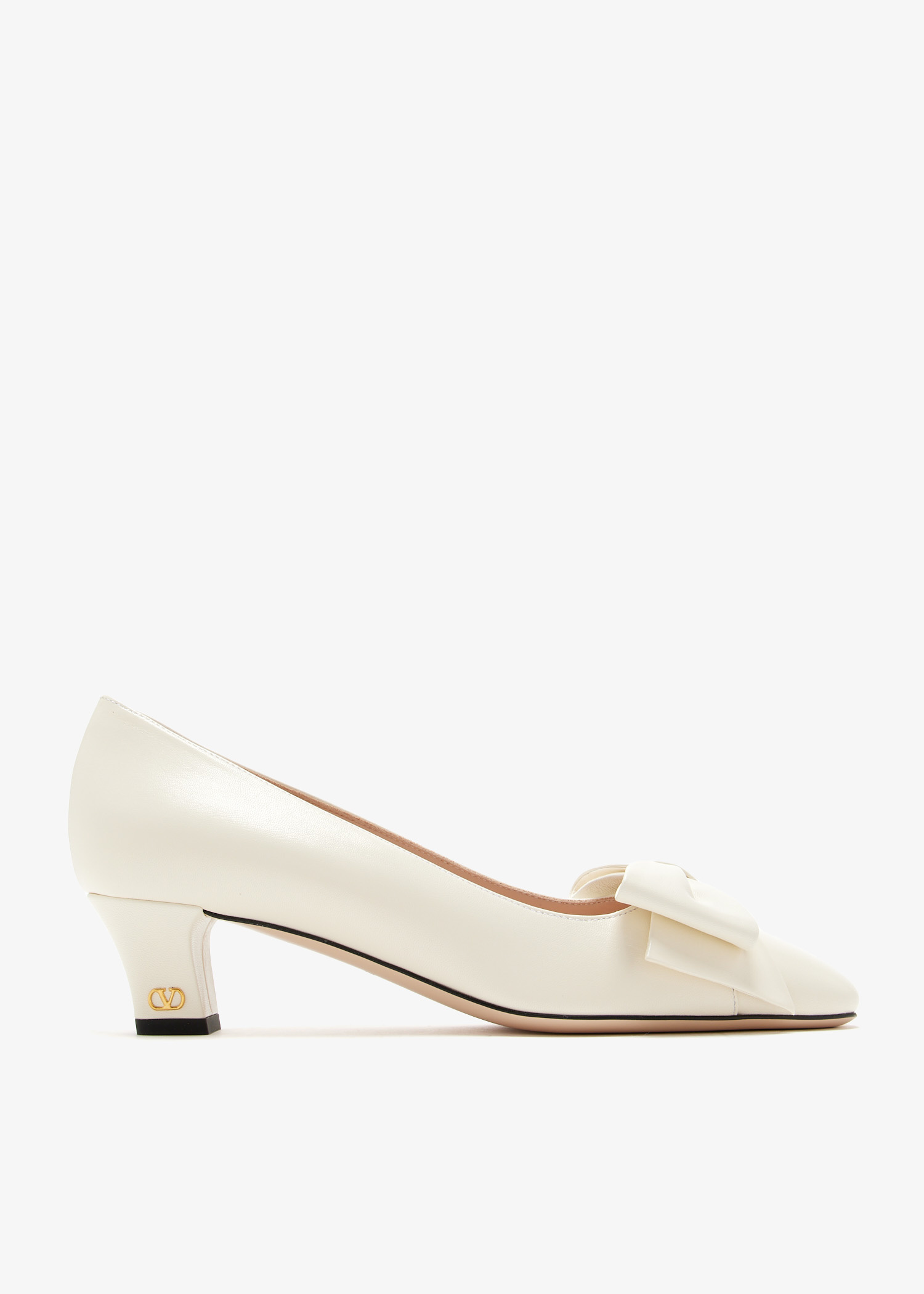 【関税&送料込】Valentino Garavani Decollete Bowow Bowow Décolleté In Printed Calfskin 45mm for Woman in Hot