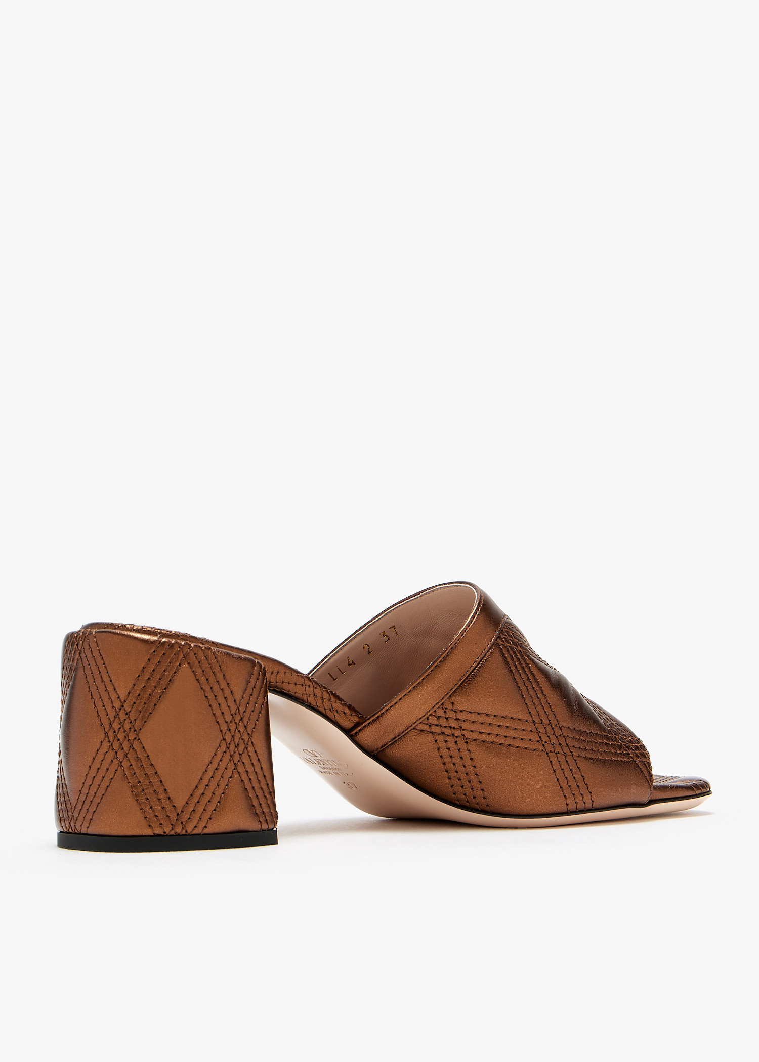 Valentino Garavani Quiltie 67 sandals for Women - Brown in