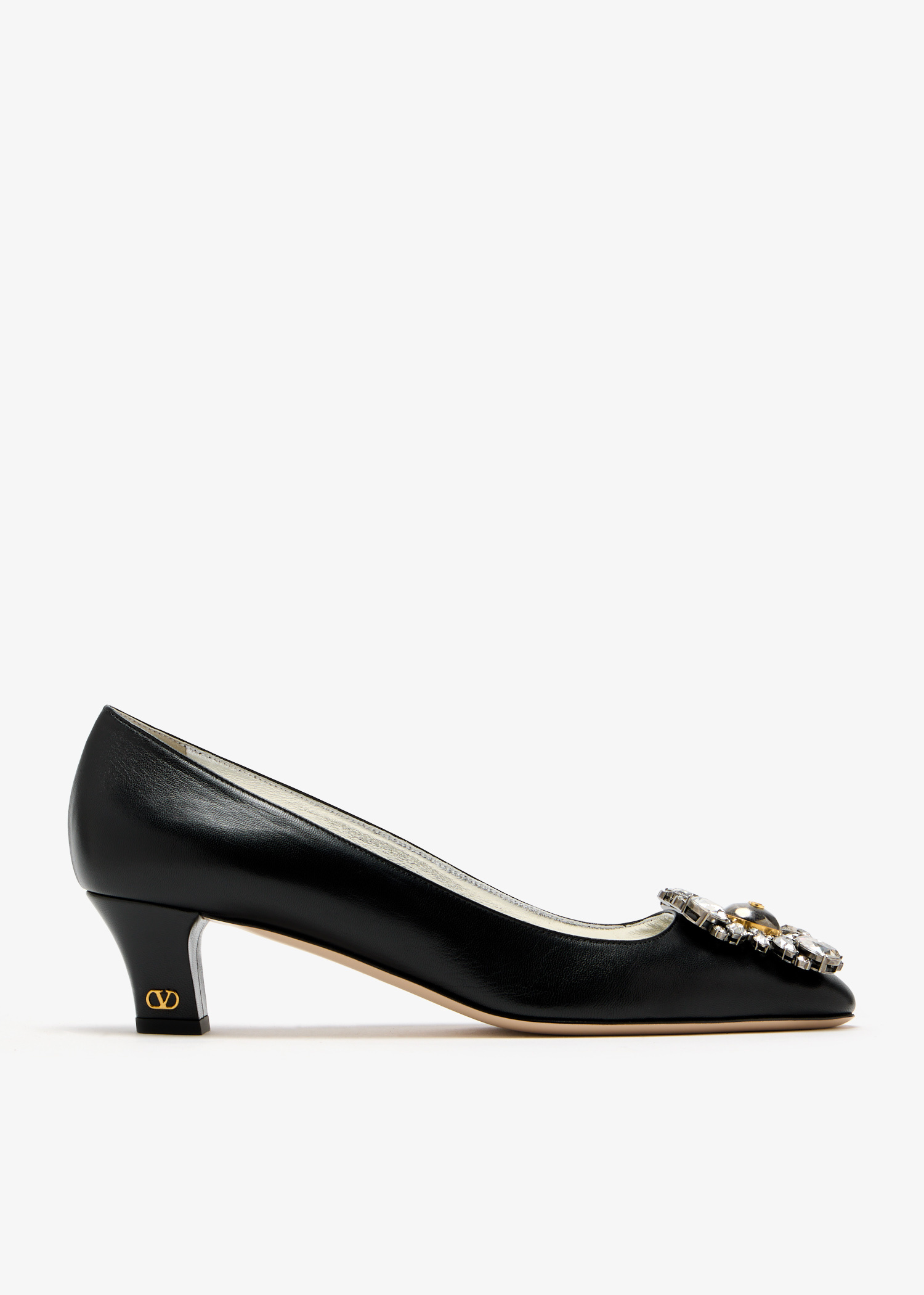 パンプス Valentino Garavani Black Leather Preshoes Pumps Valentino Garavani Preshoes pumps for Women - Black in USA