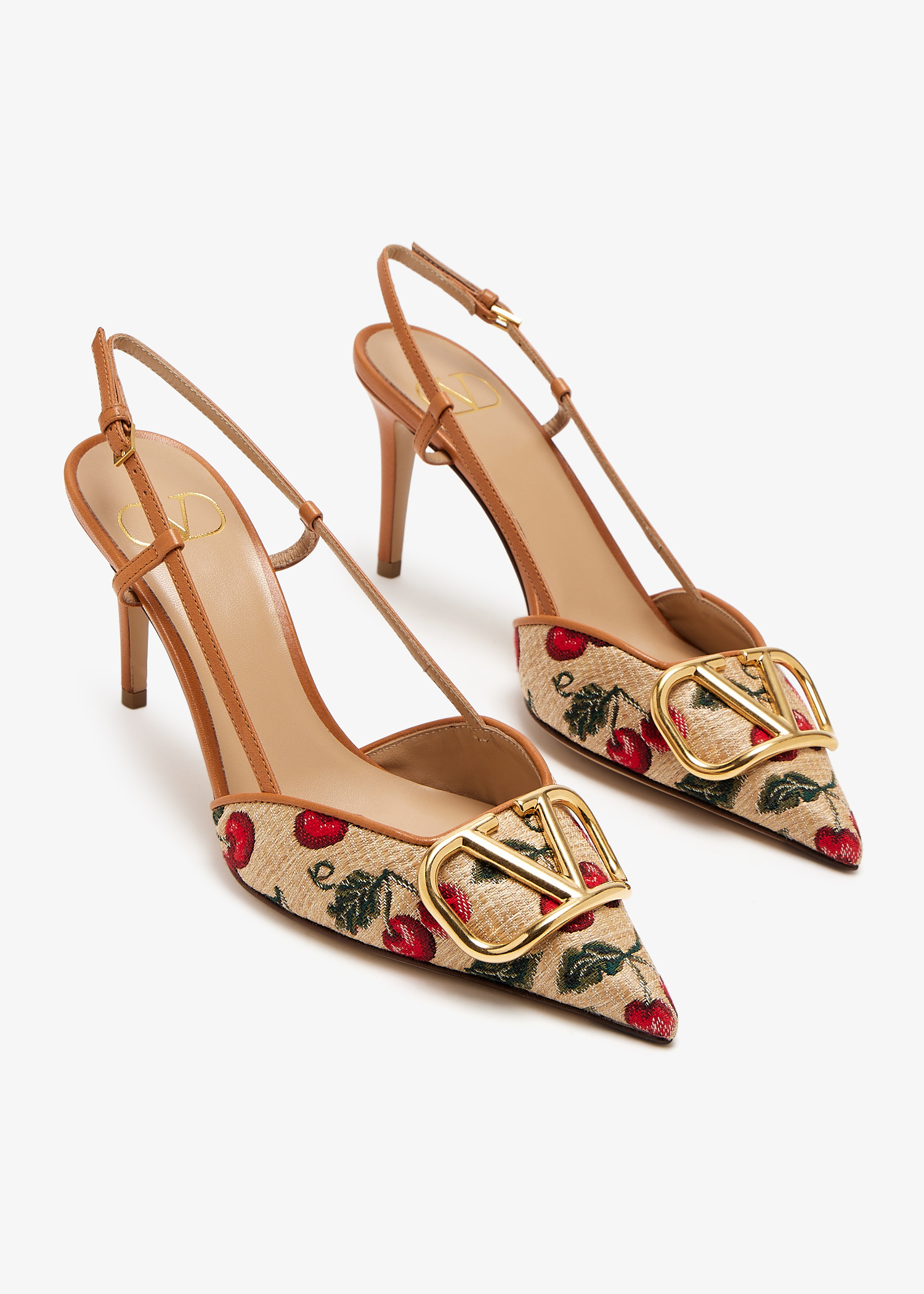 VALENTINO ハイウエストスリムフィットショツ VB0RD0856BS 0NO Valentino Garavani Rockstud pumps for Women - Beige in UAE