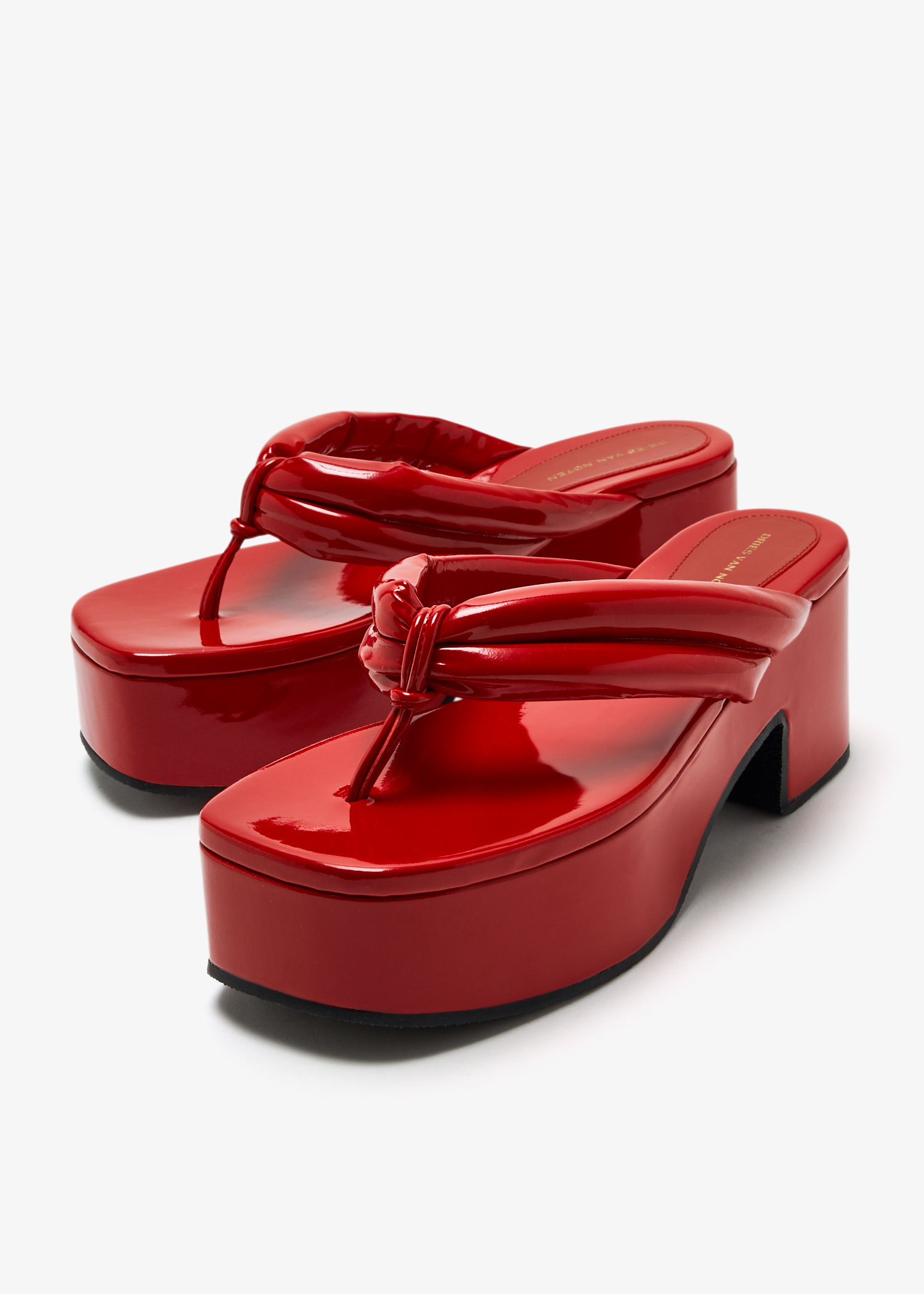 Dries Van Noten Platform sandals for Women - Red in UAE
