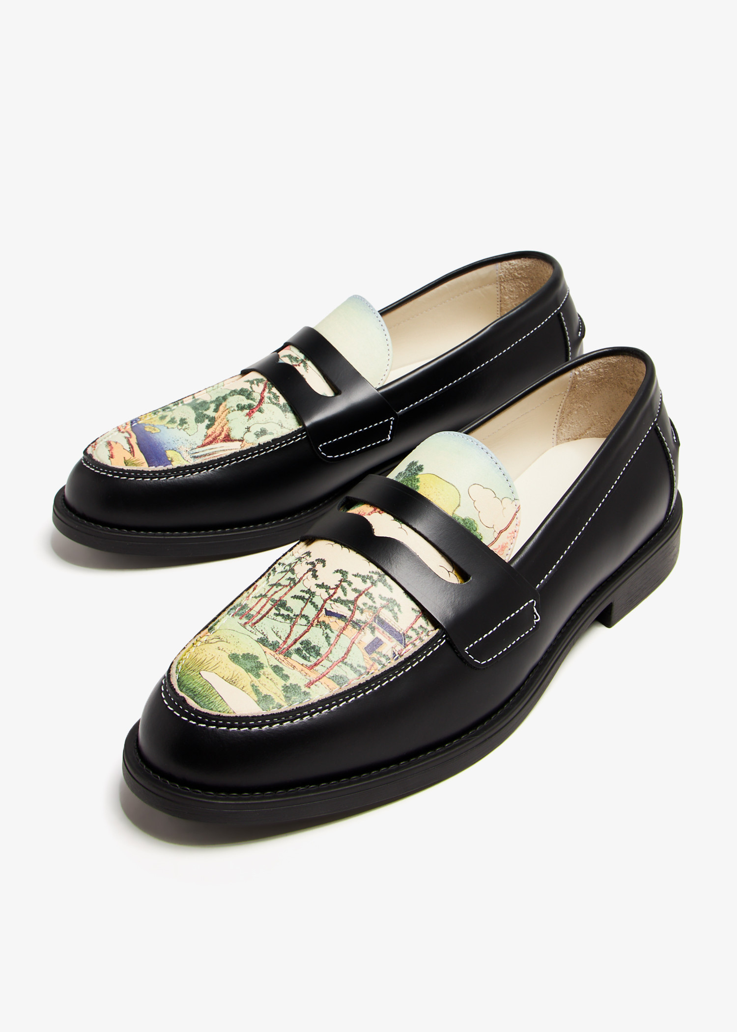 【Duke + Dexter】Wilde Sacred Heart Penny Loafer - Men's DD-0423-1-11366-OffWhiteBG-