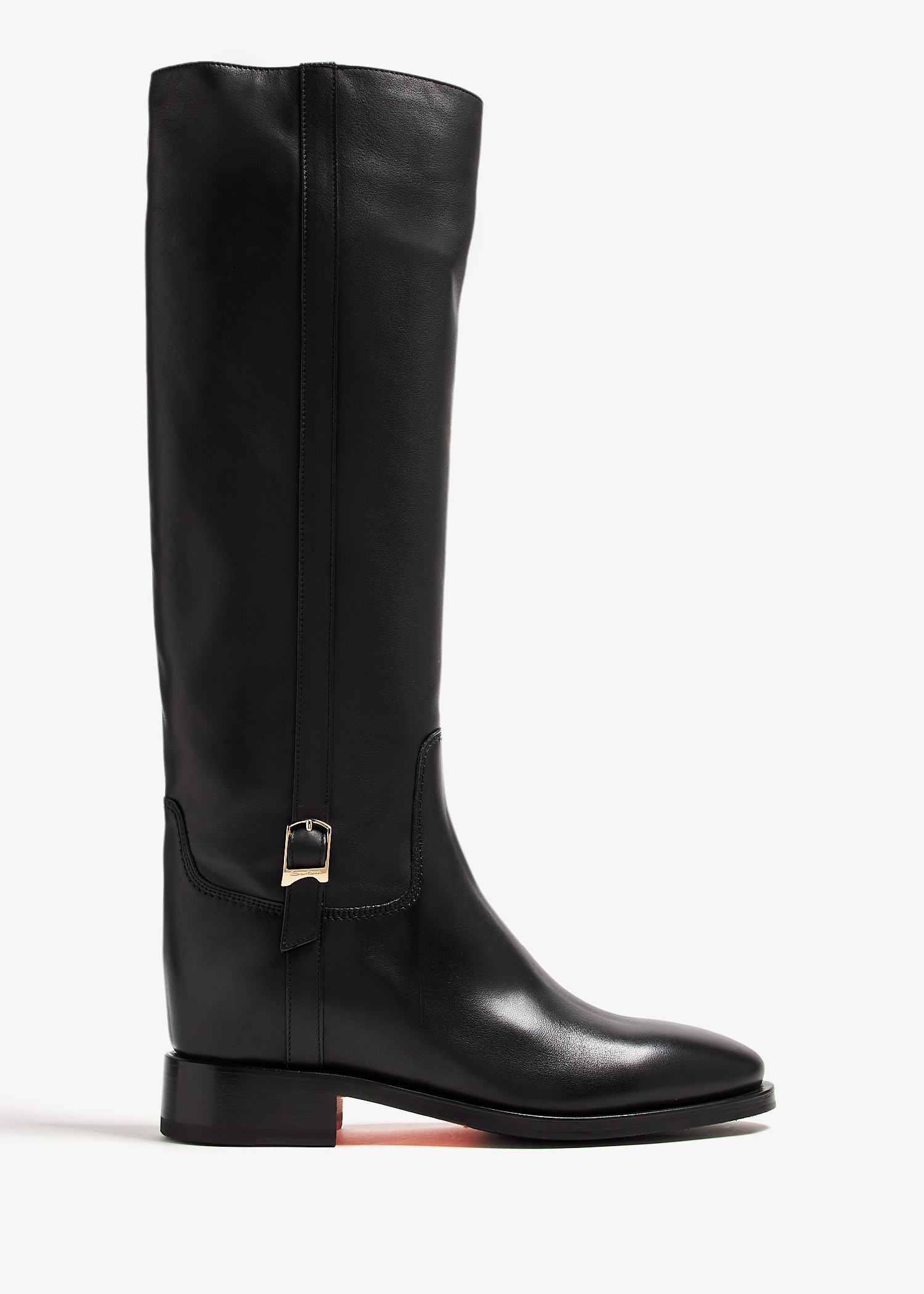 Santoni Leather boots for Women - Black in UAE | Level Shoes