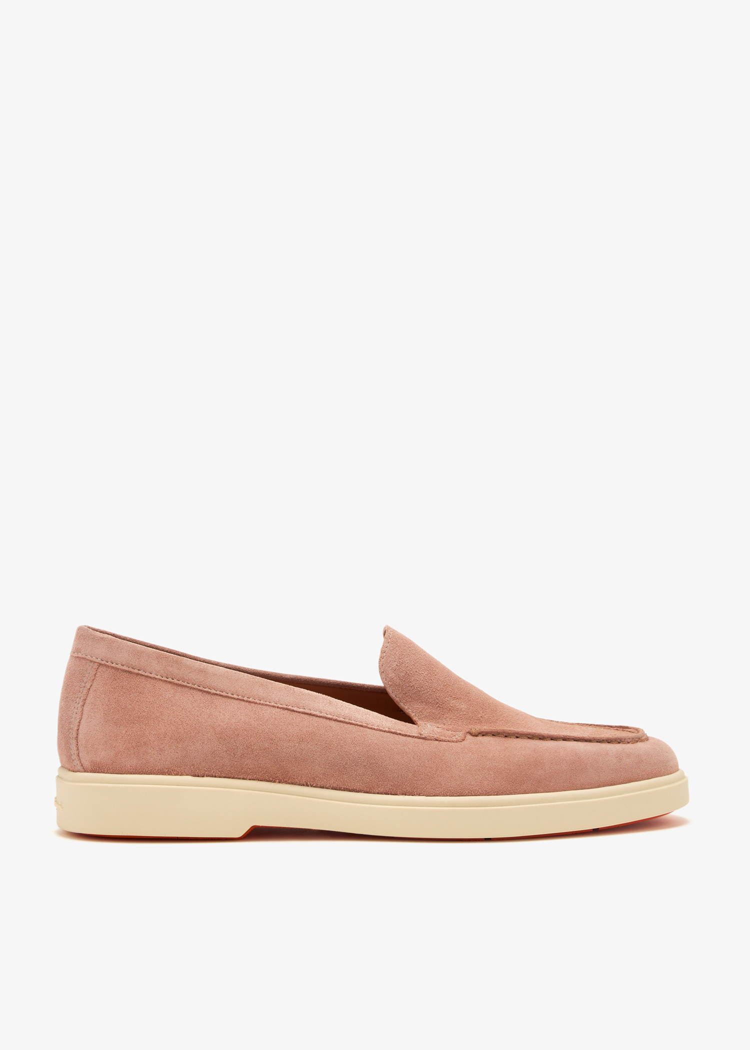 Santoni Suede loafers for Women - Pink in UAE | Level Shoes