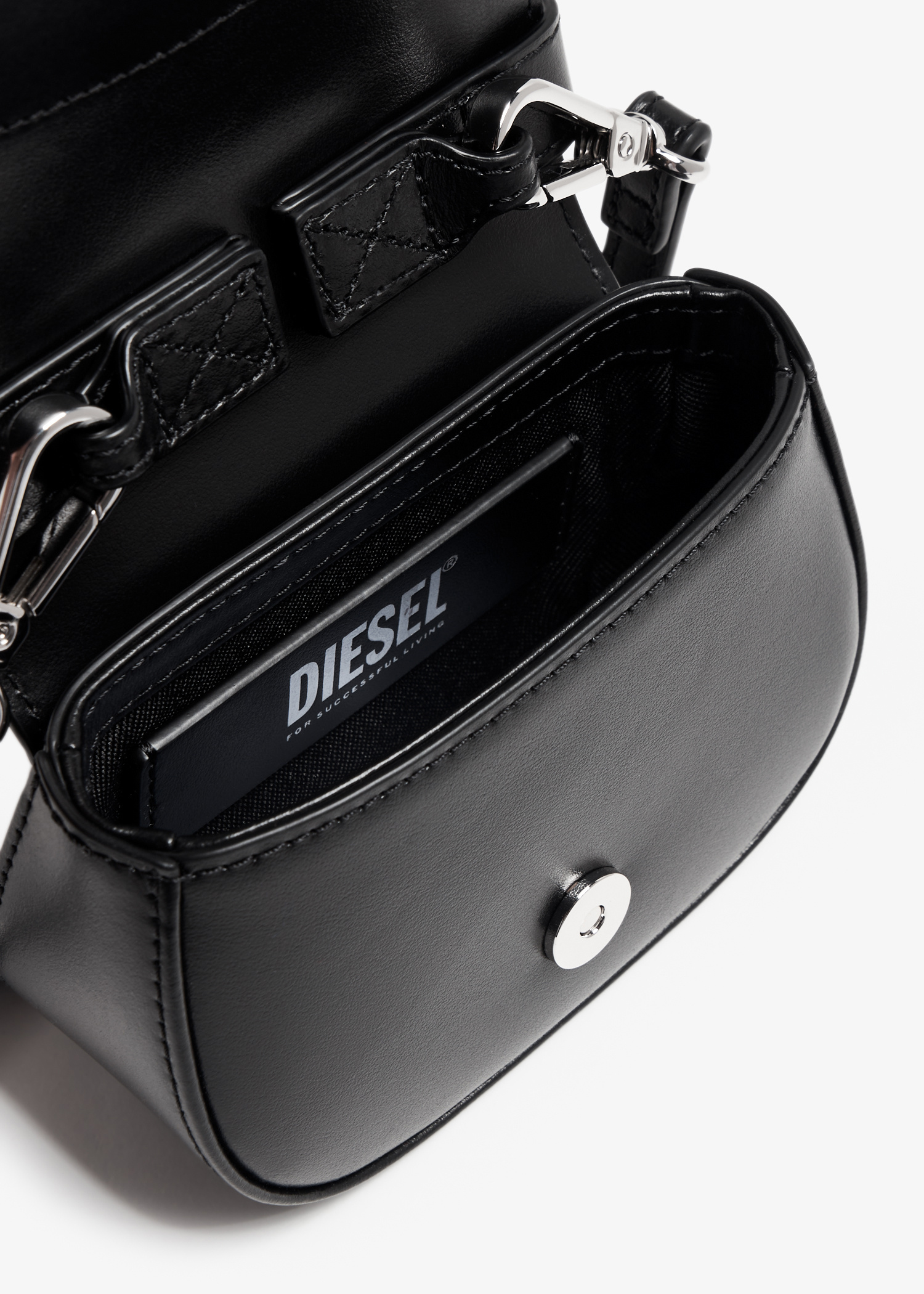 DIESEL | 1DR XS STRAP BAG BLACK X08709 PR818 T8013 バッグ ディーゼル DIESEL DIESEL ショルダーバッグ 1DR XS X08709