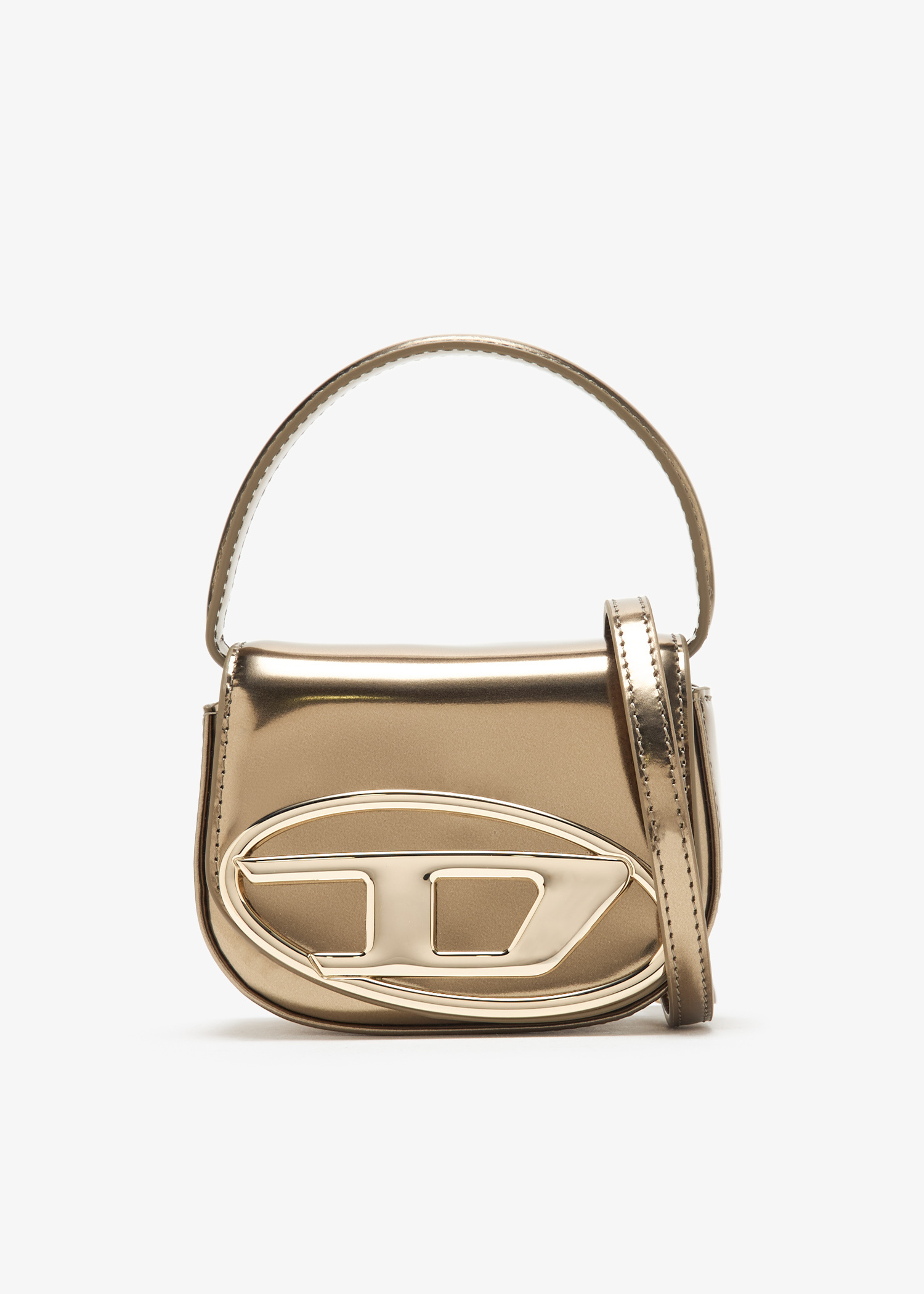 ★DIESEL★ 1DR XS S Shoulder Bag Gold X08957PS202T3023 X0895 Diesel 1DR XS bag for Women - Gold in USA | Level Shoes