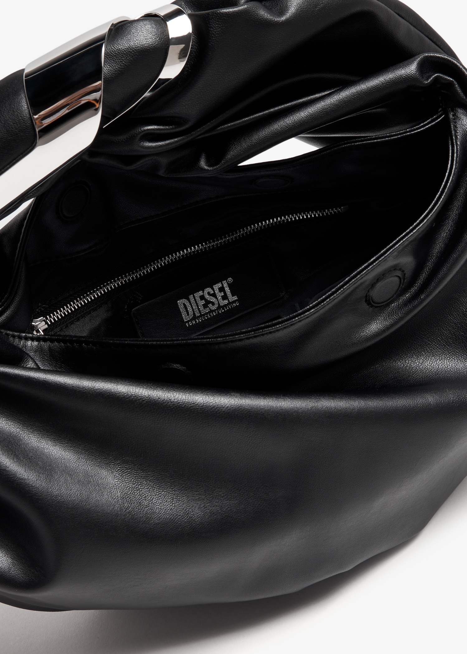 Diesel Grab-D small hobo bag for Women - Black in UAE