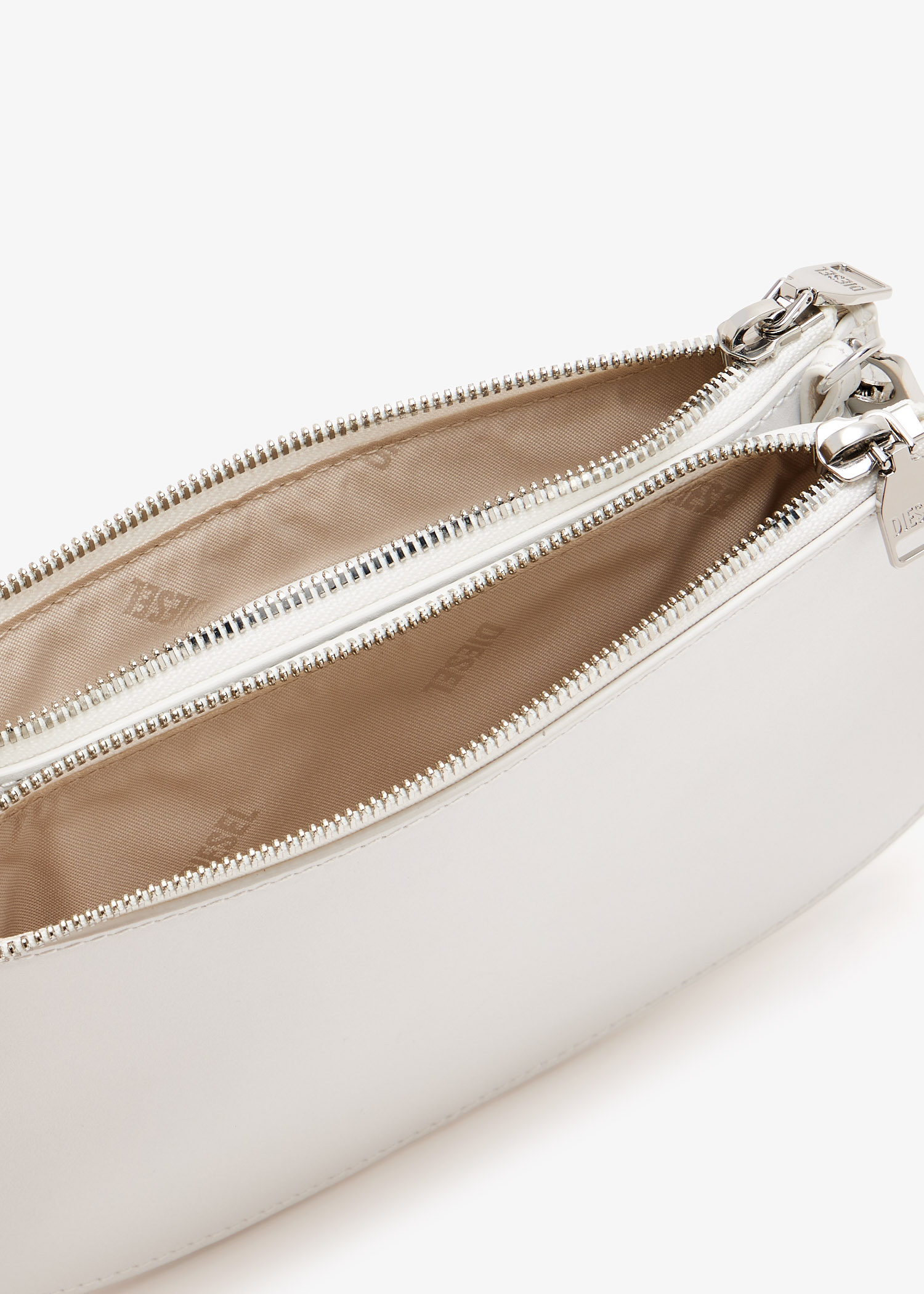Diesel 1DR Twin shoulder bag for Women - White in USA | Level Shoes