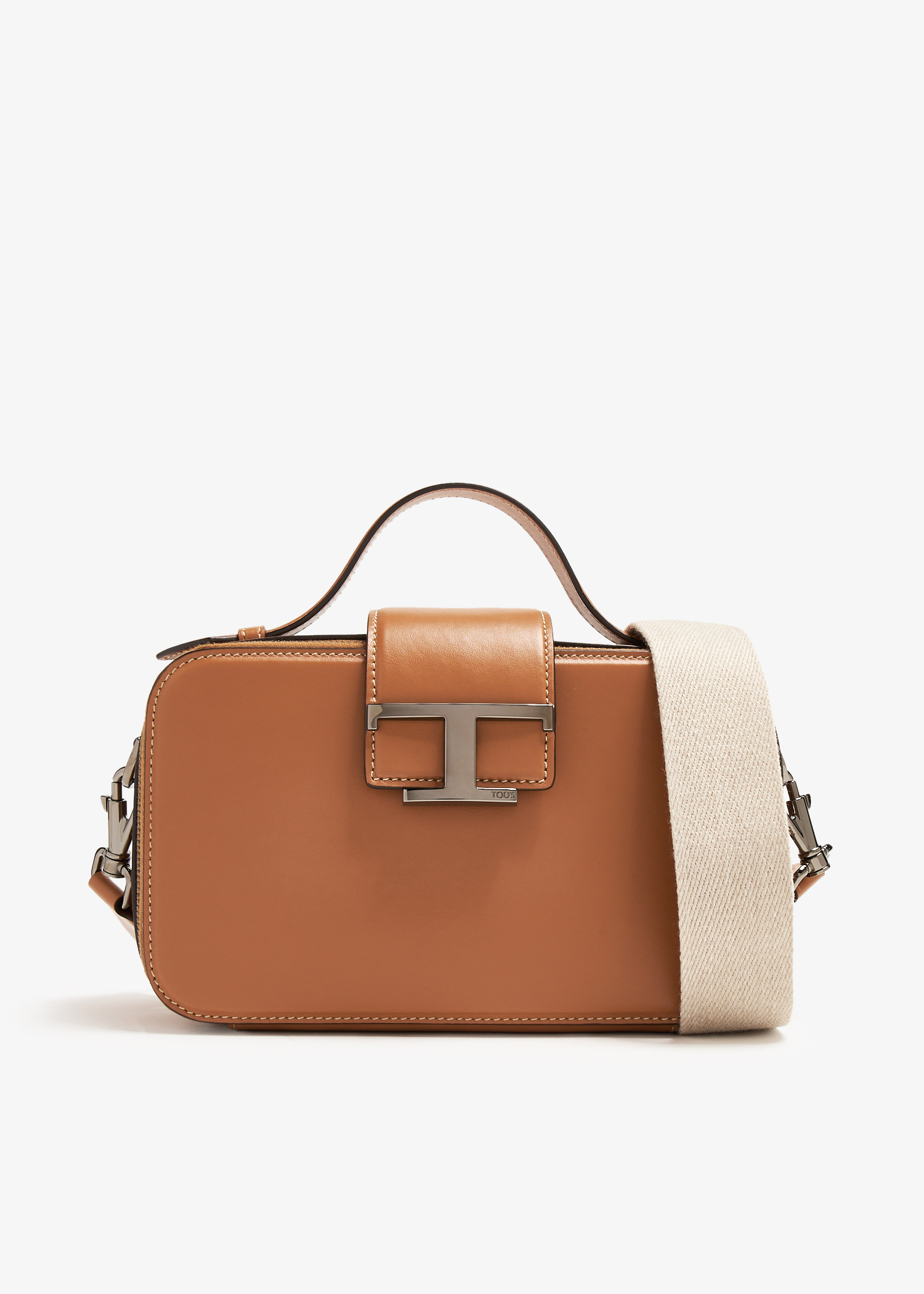 Tod's Leather mini camera bag for Men - Brown in UAE | Level