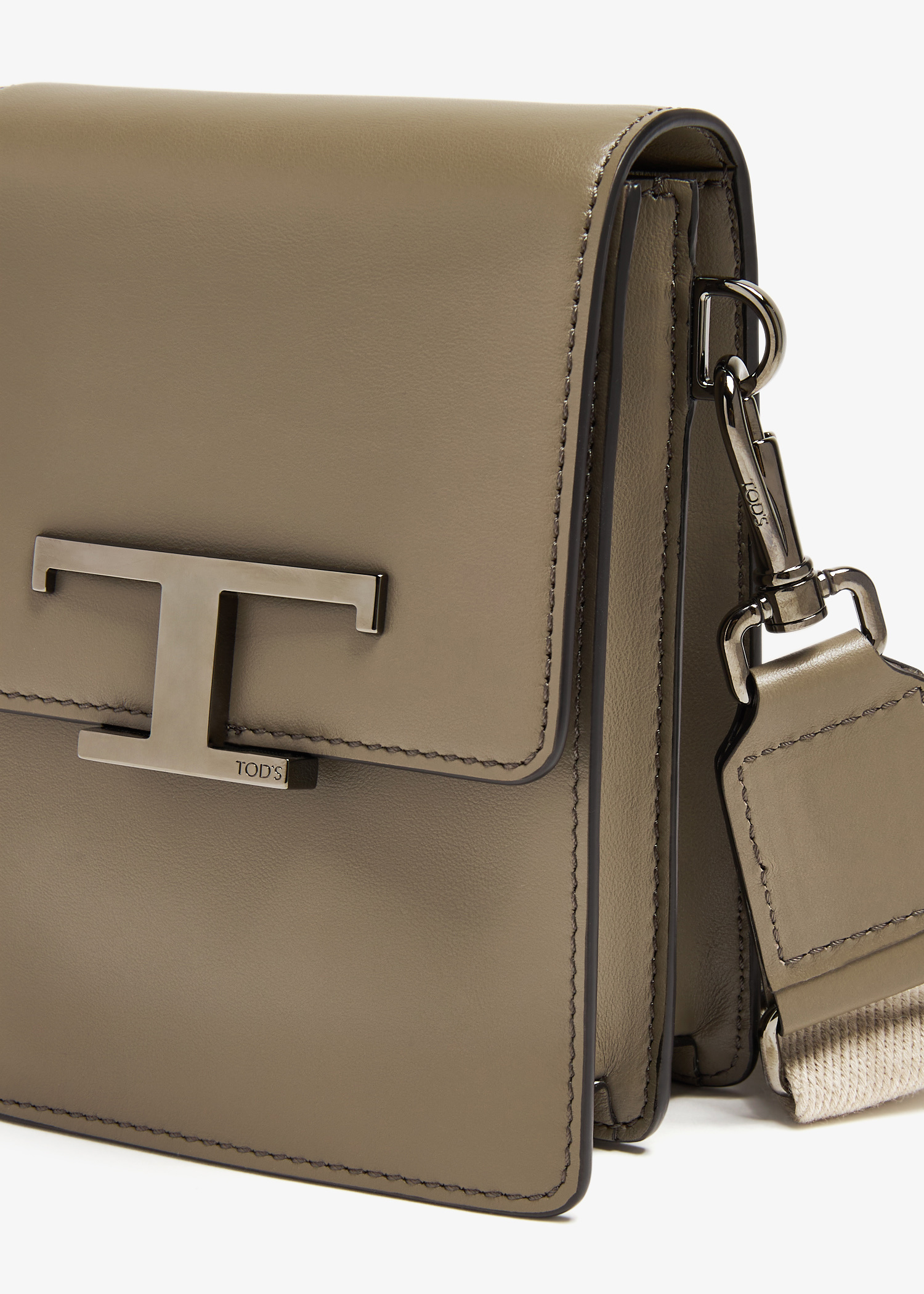 【TOD'S】SALE!! 2WAY Crossbody Bag T TIMELESS Woman BROWN T Timeless Crossbody Bag in Leather Micro