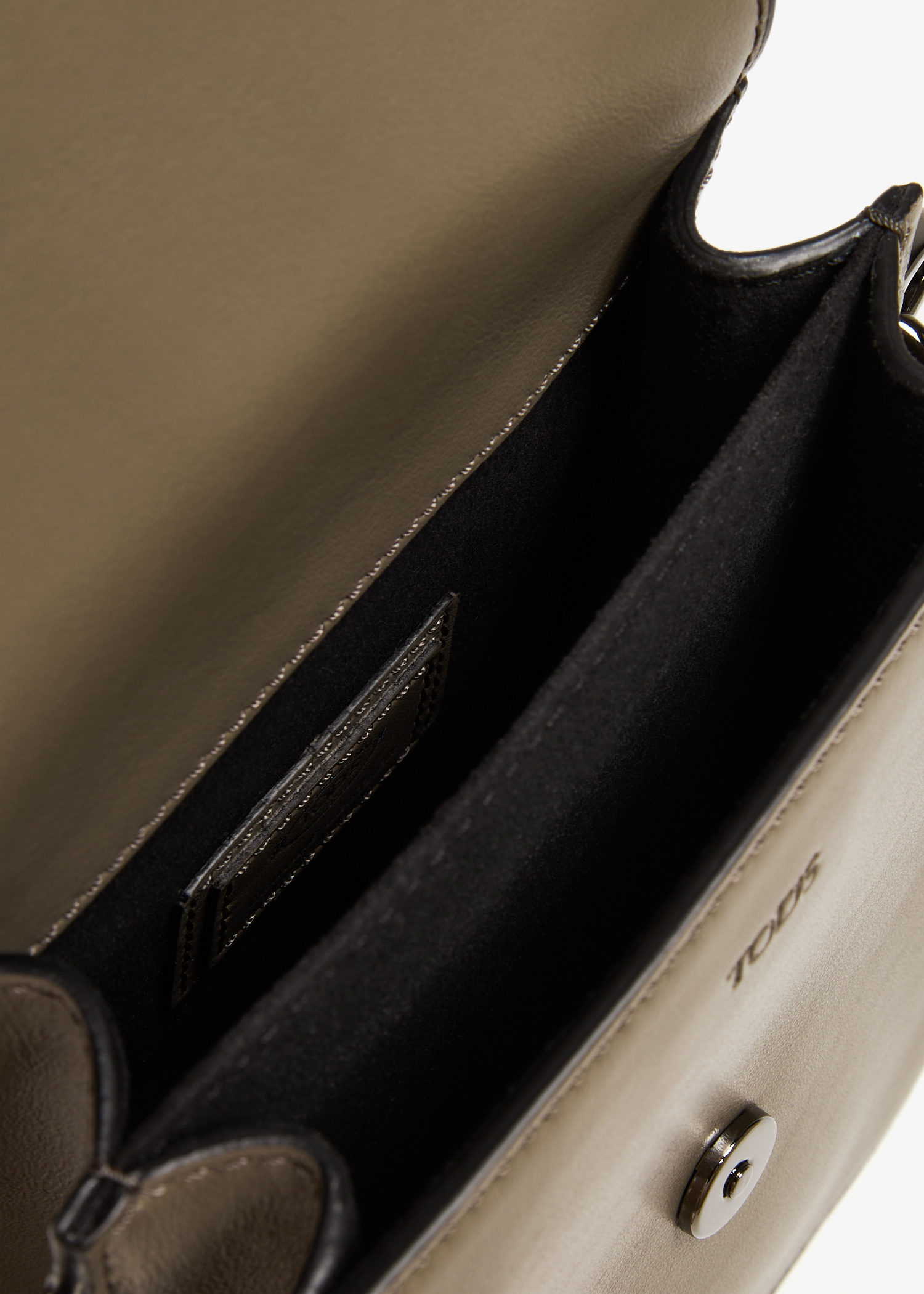 Tod's T Timeless micro crossbody bag for Men - Khaki in KSA