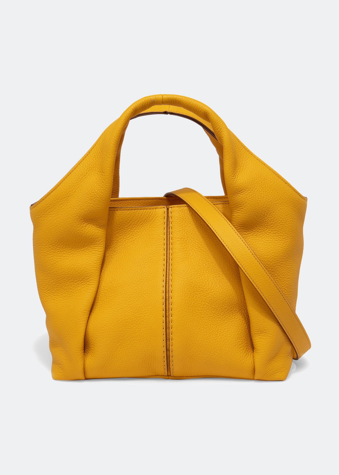 Tod's Shirt mini shopping tote bag for Women - Yellow in UAE Tod's Shirt mini shopping tote bag for Women - Yellow in UAE