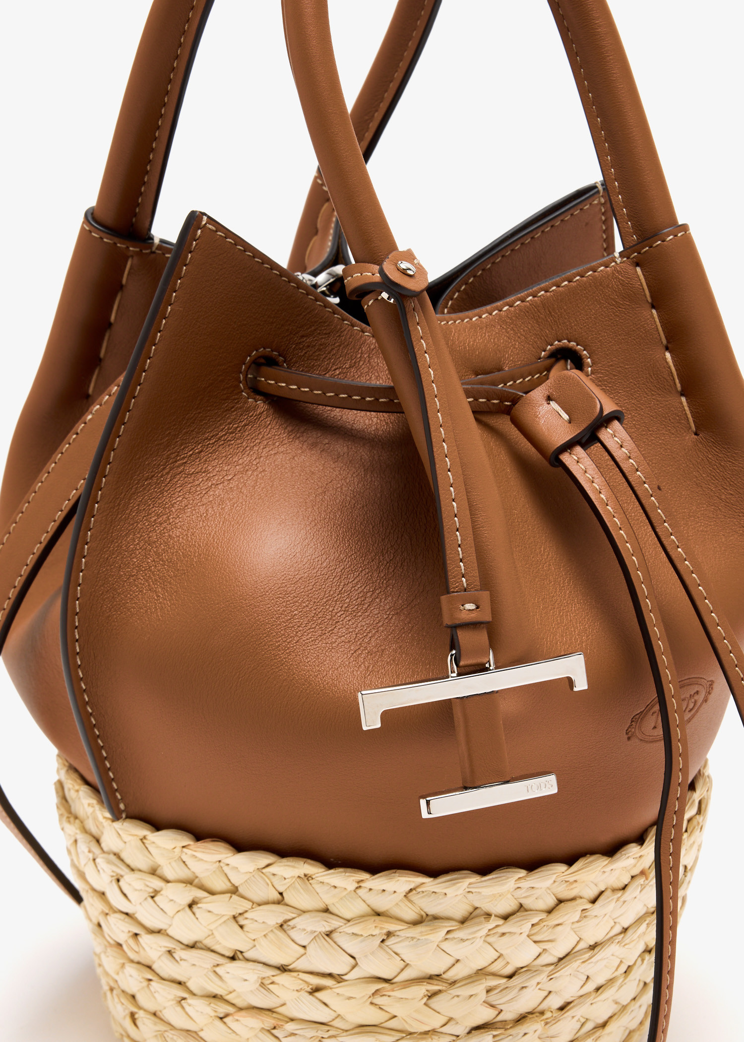 【HERVE】CLASSIC BUCKET BAG_4COLORS ☆韓国人気☆ Tod's Bux mini bucket bag for Women - Brown in Qatar | Level