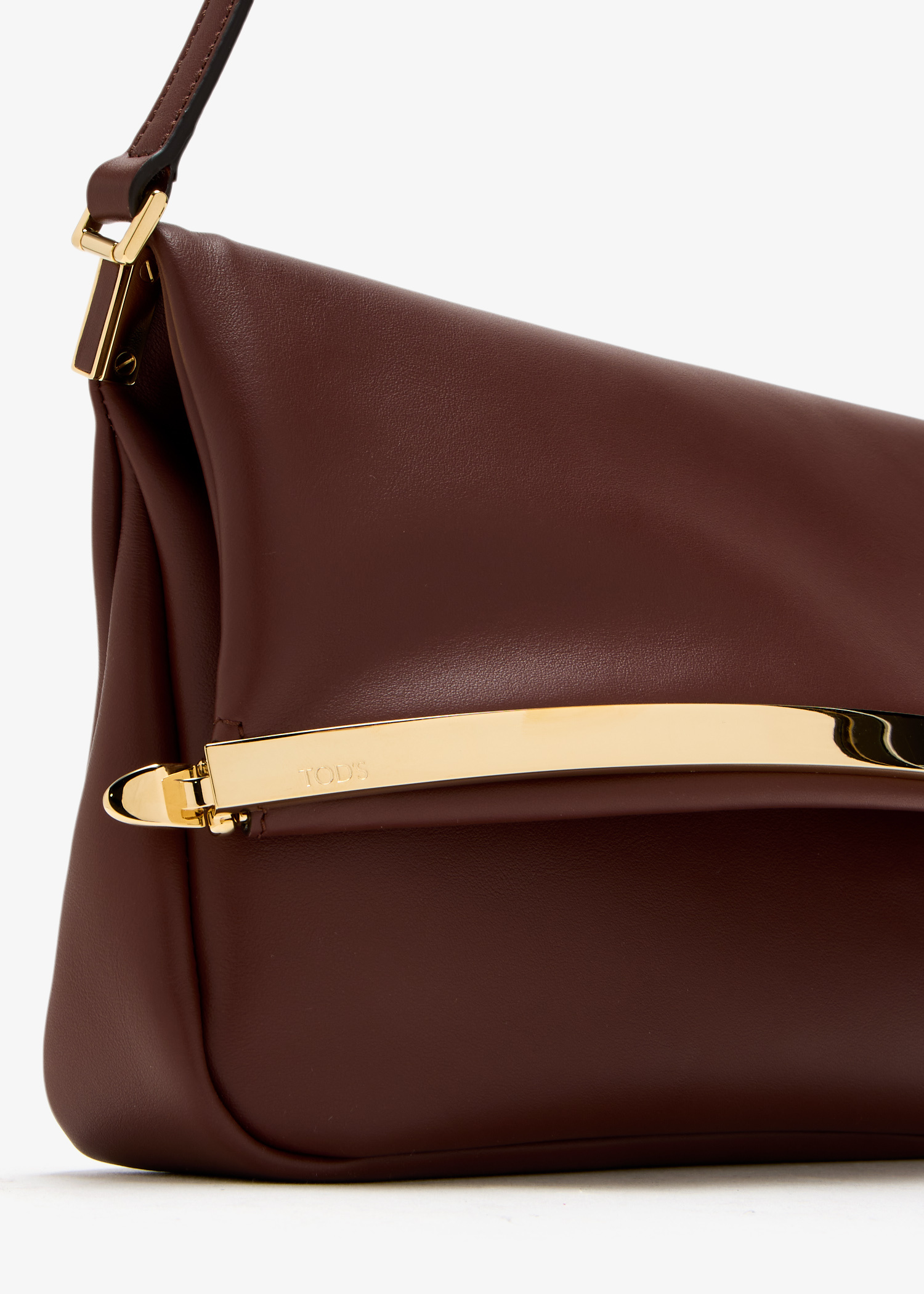 ［25ss新作］TOD'S Magenta Bag Small Woman BEIGE Tod's Magenta Bag Flap Bag in Leather Small