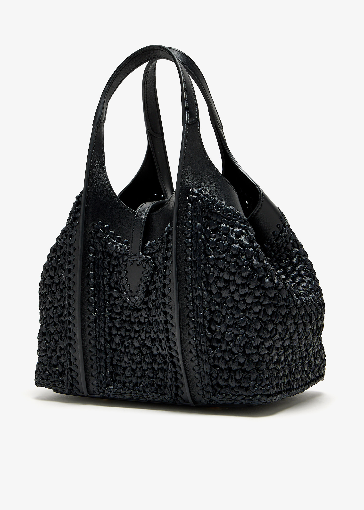Tod's T Timeless mini shopping bag for Women - Black in