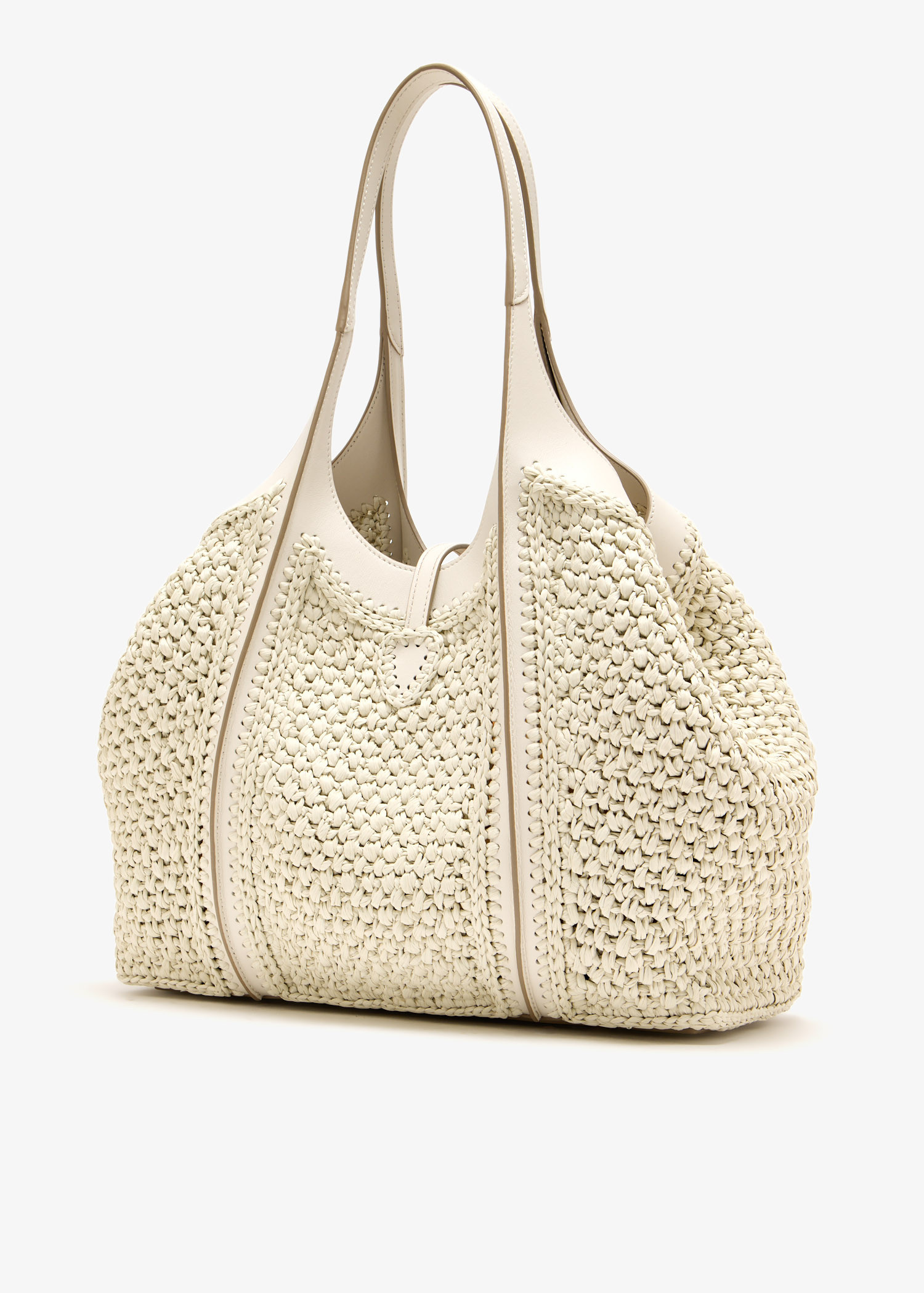 Tod's T Timeless medium shopping bag for Women - White in USA