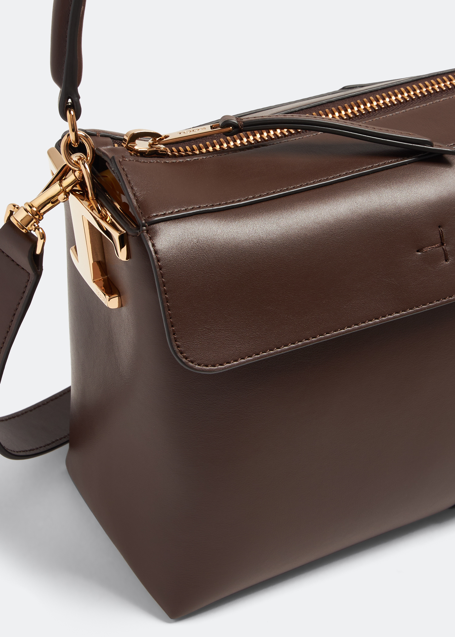Tod's T Case small bauletto bag for Women - Brown in USA | Level Shoes