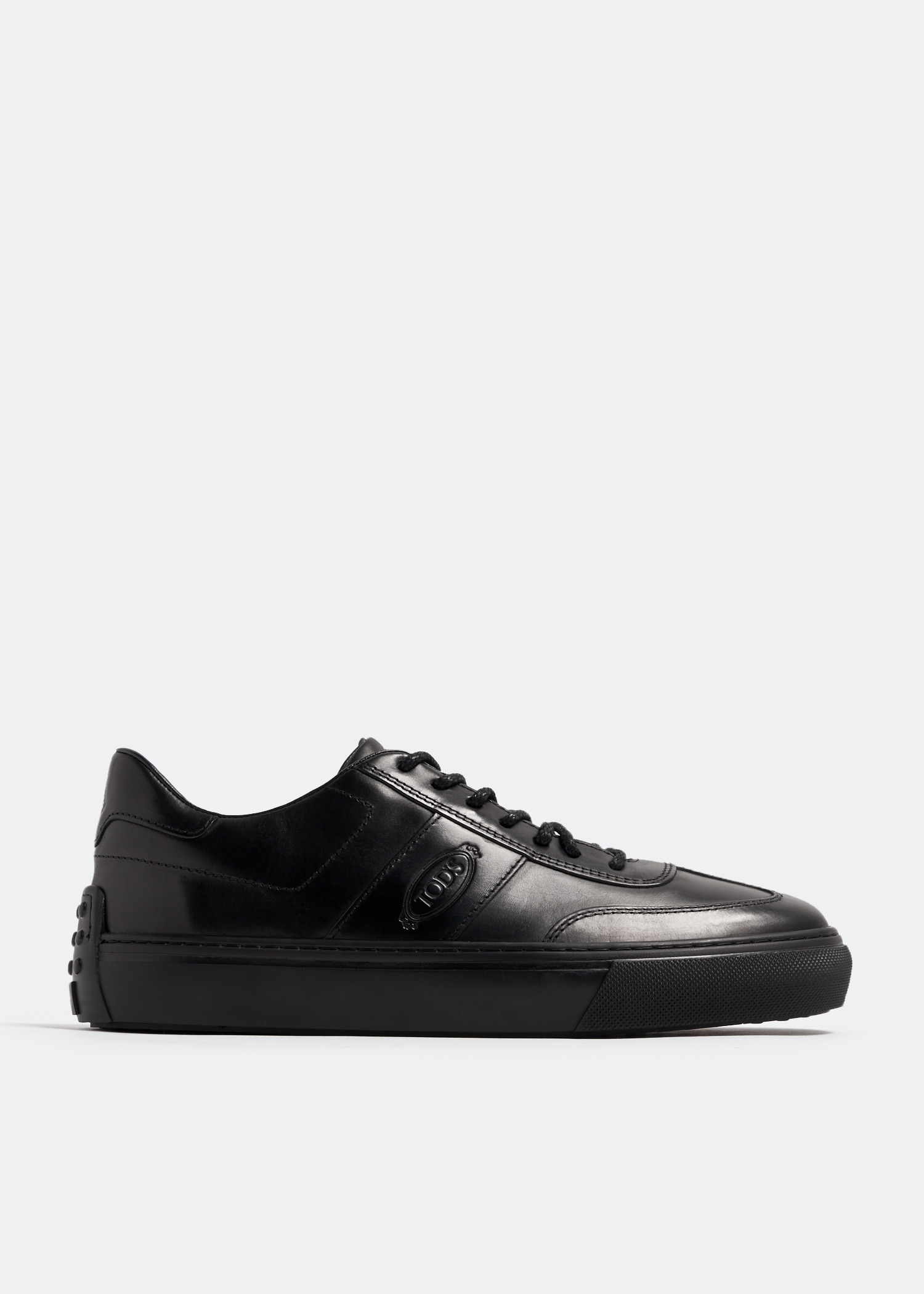 Tod's Leather sneakers for Men - Black in UAE | Level Shoes