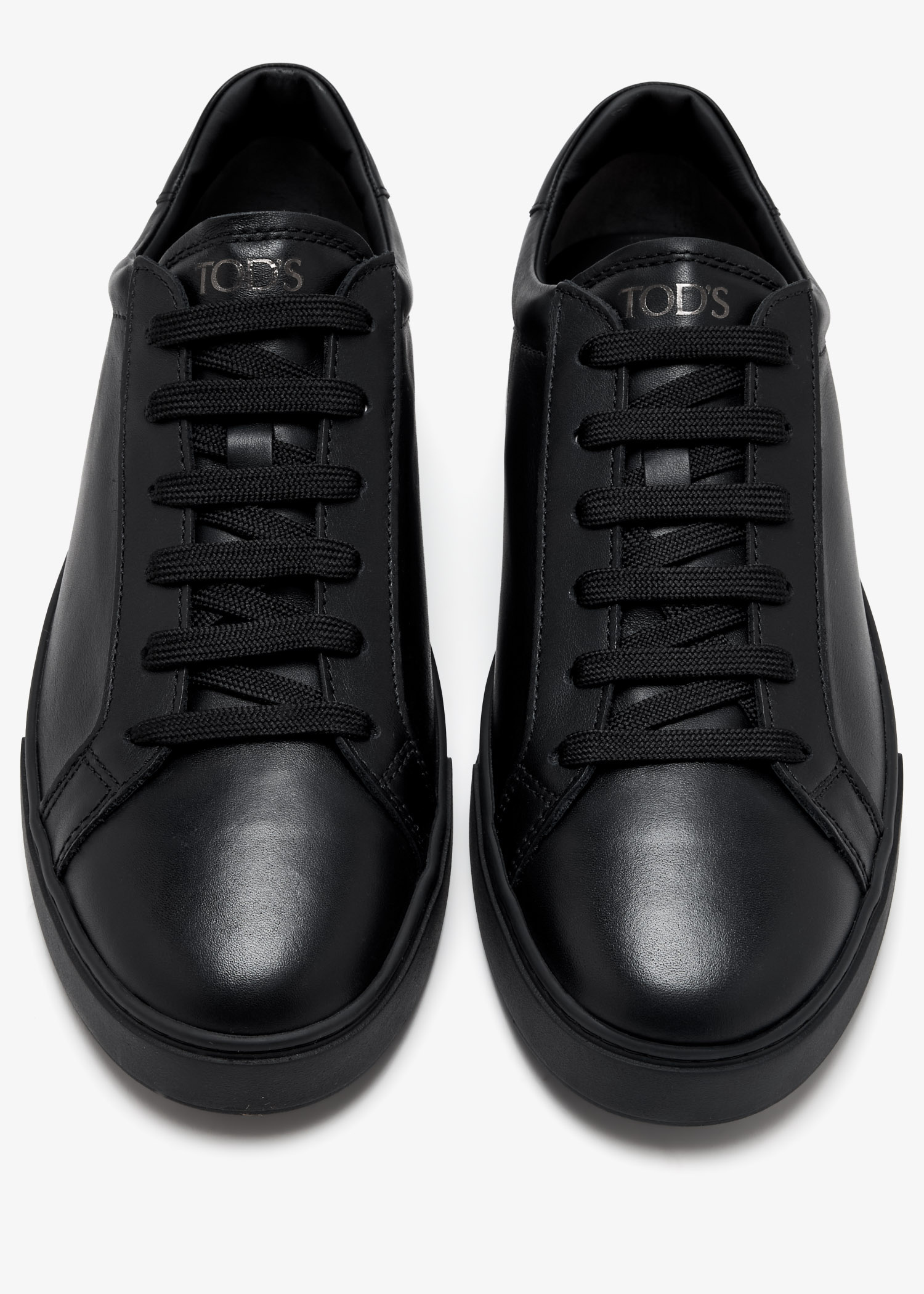TOD'S   定価約10万円　37.5 Tod's Leather sneakers for Men - Black in UAE | Level Shoes