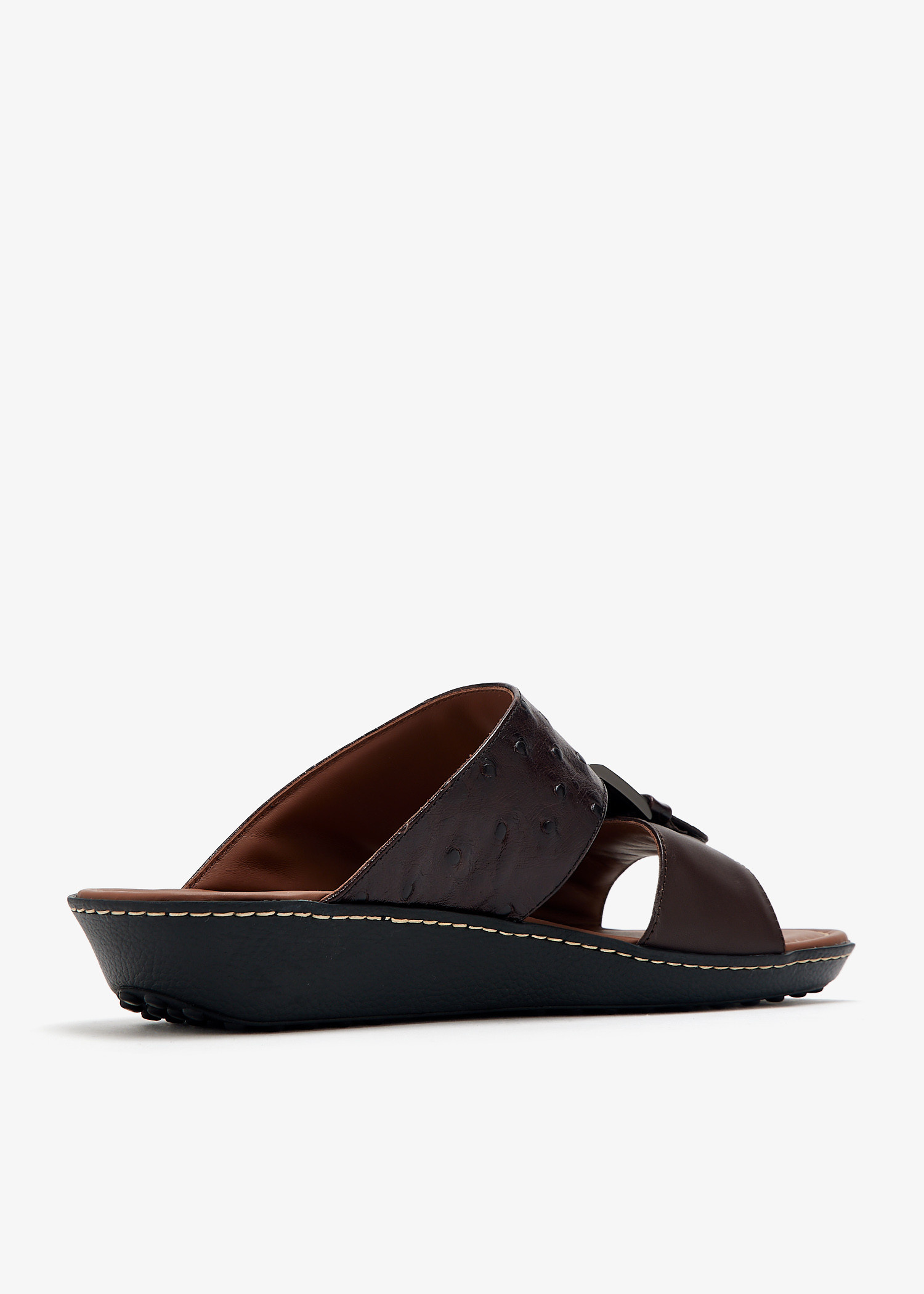 Tod's Leather Arabic sandals for Men - Brown in UAE | Level