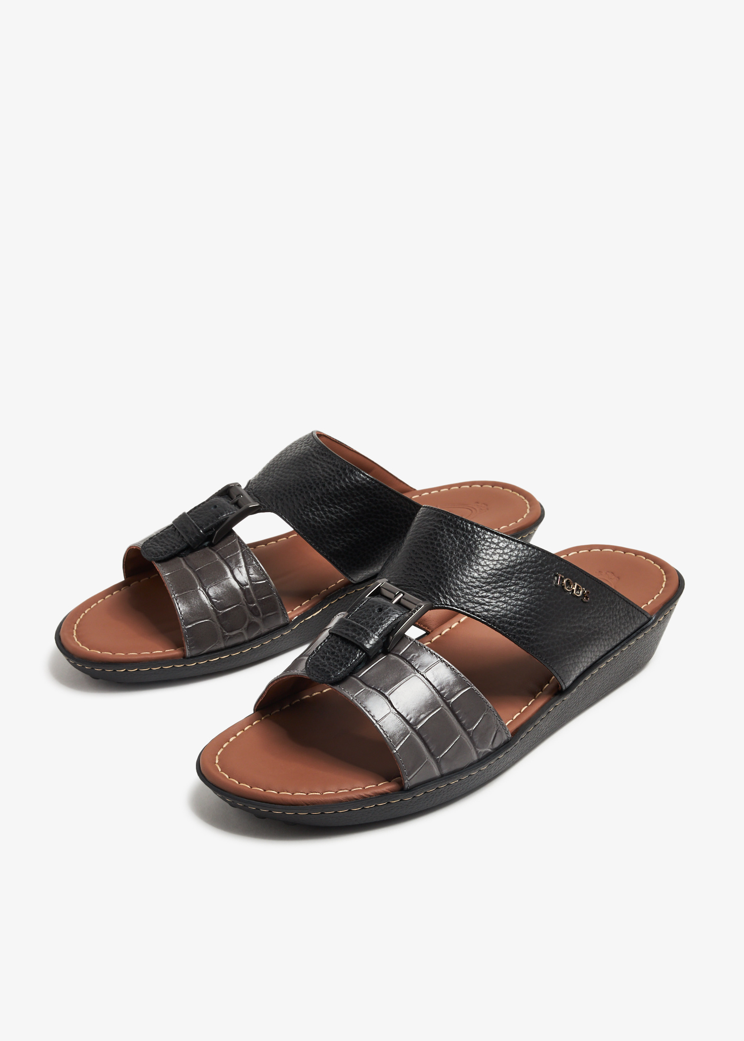 【関税&送料込】Tod's Sandals Black Woman BLACK Sandals in Leather XXW68K0JE60N6M37MB999 | Tods