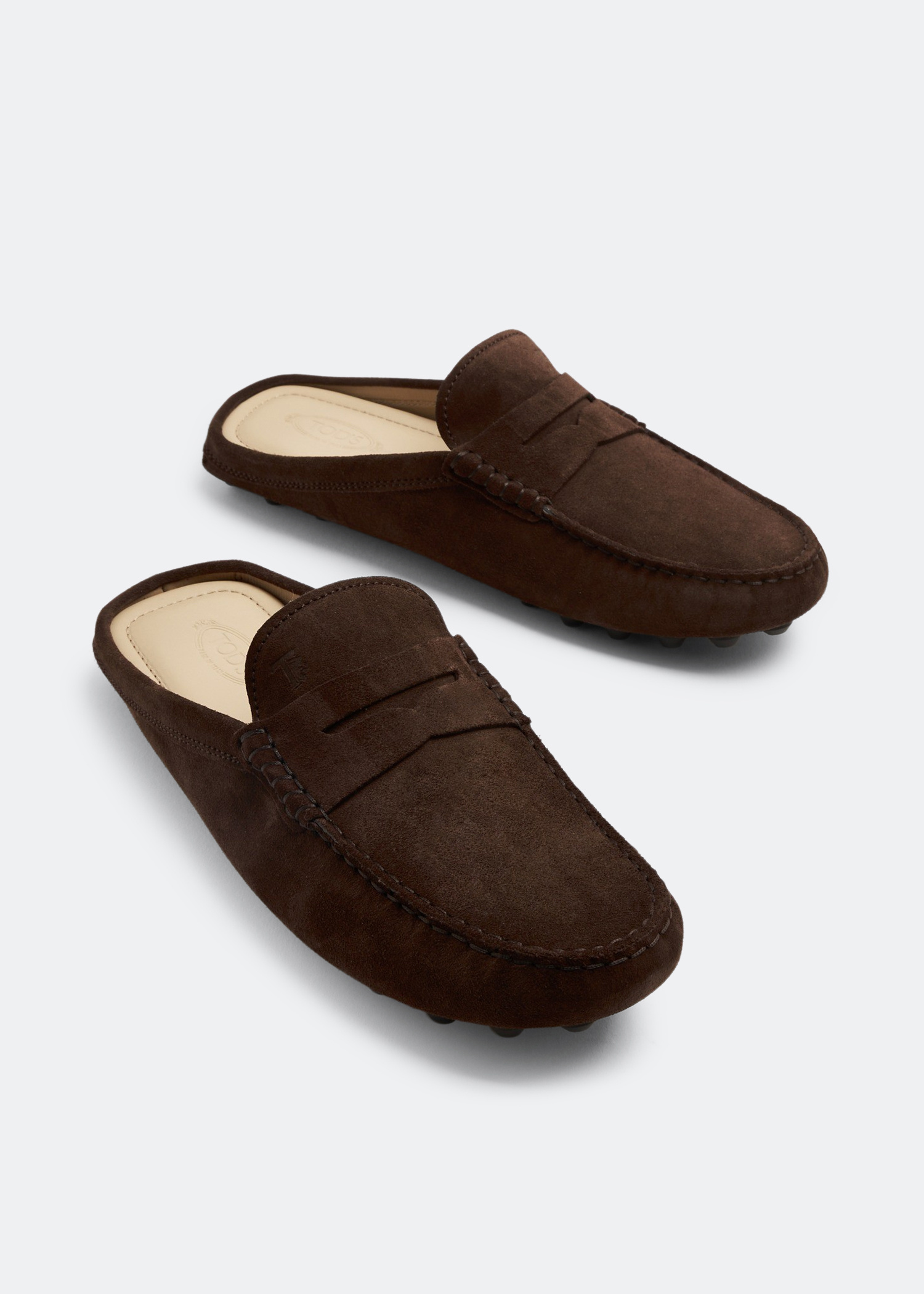 【TOD'S】GOMMINO MULES TOD'S Gommino 22L embellished leather mules | NET-A-PORTER