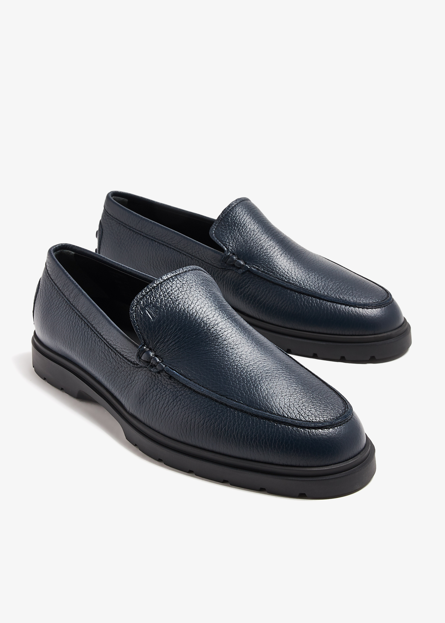 Tod\'s Men\'s blue Leather Slip-On Loafers. Size 11 Tods Patent Leather Slip-On Loafers Baltic Blue – Bluefly main image 4