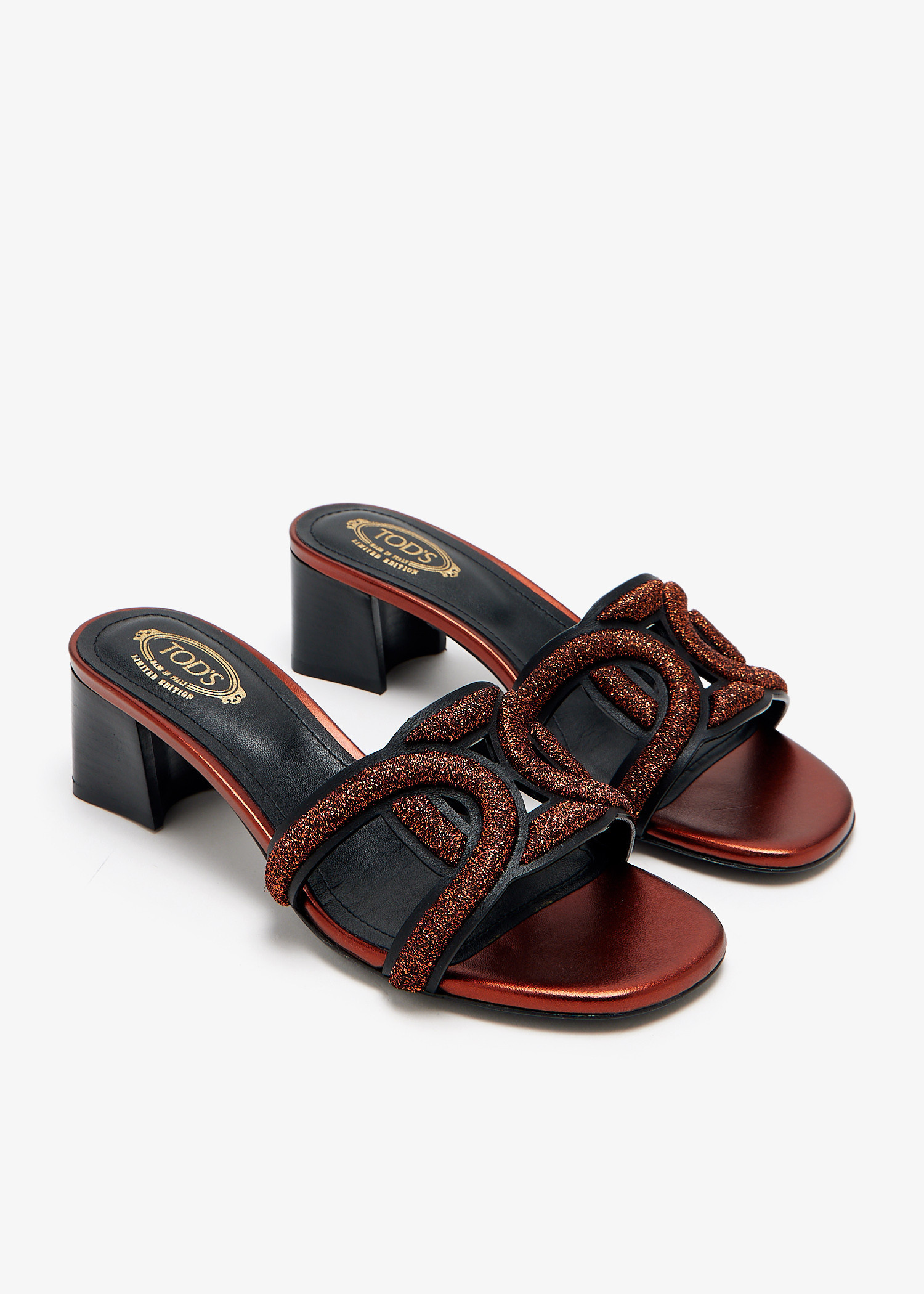 Tod's Kate sandals for Women - Black in UAE | Level Shoes