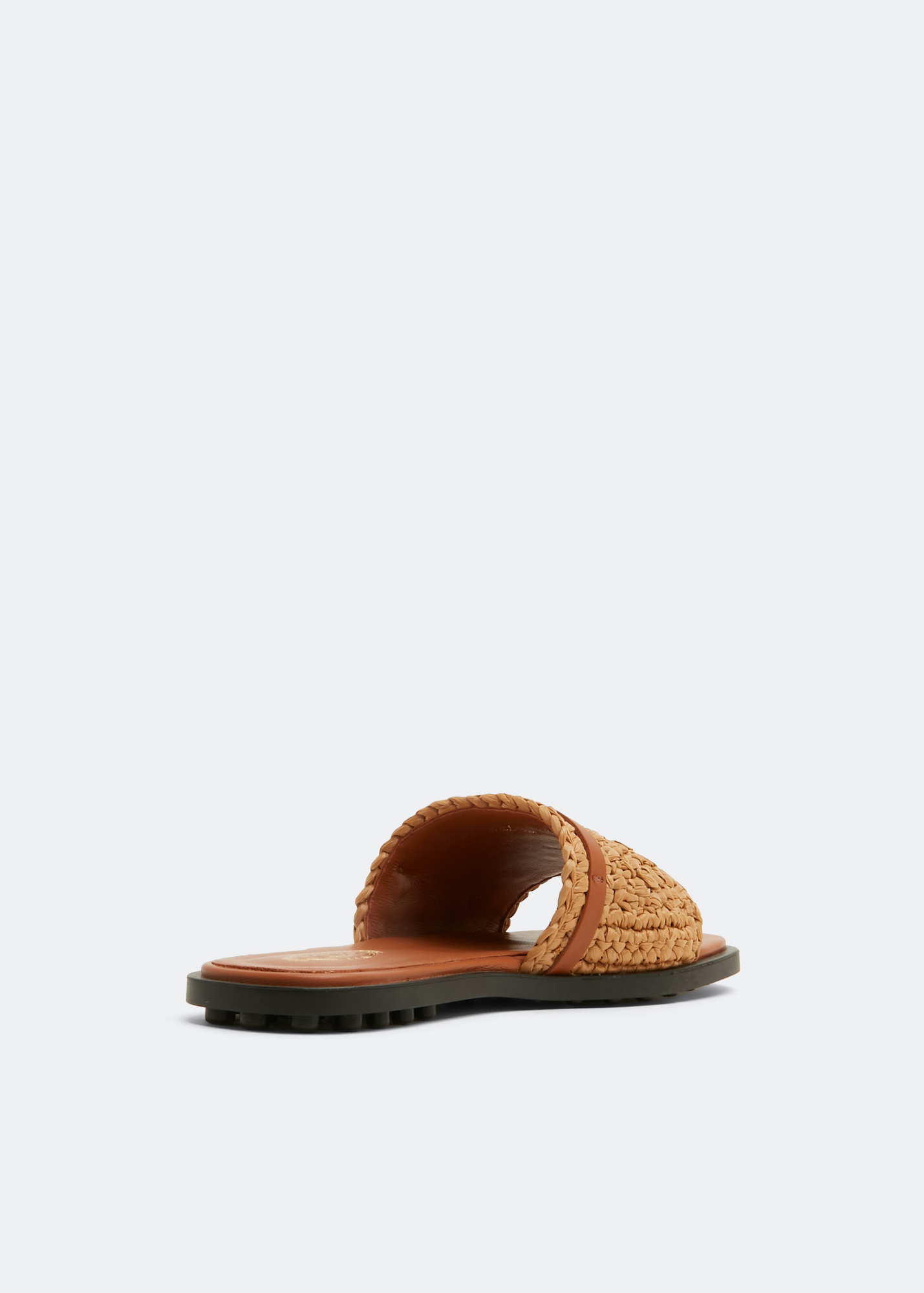 Tod's Raffia sandals for Women - Brown in UAE | Level Shoes