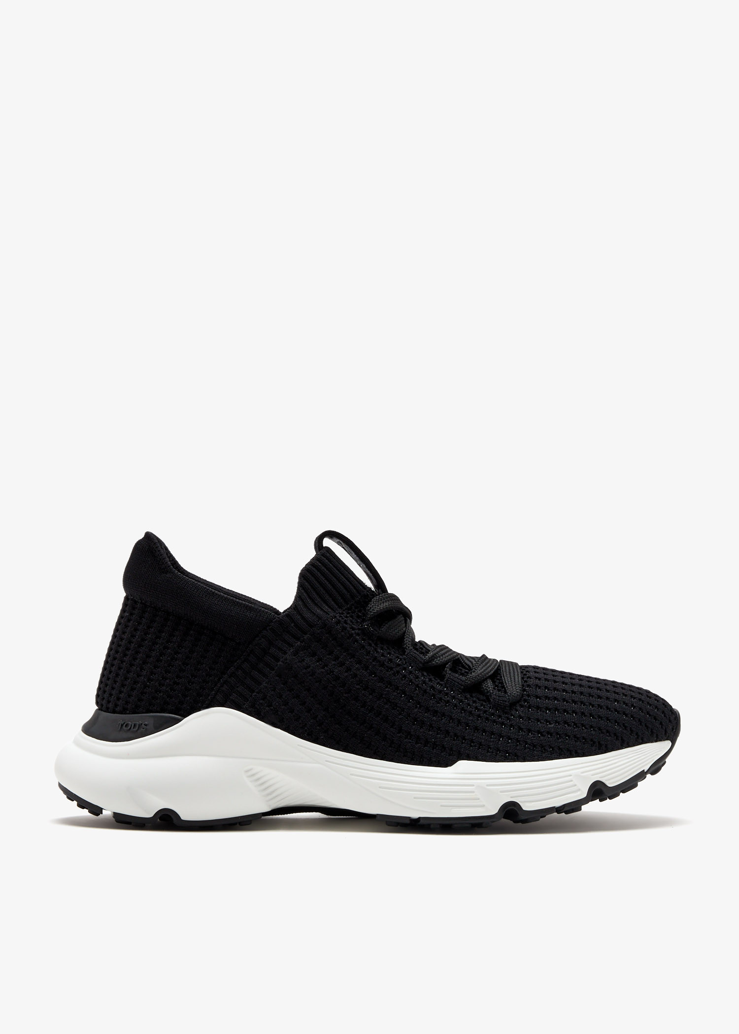 Tod's Logo tab sneakers for Women - Black in UAE | Level Shoes