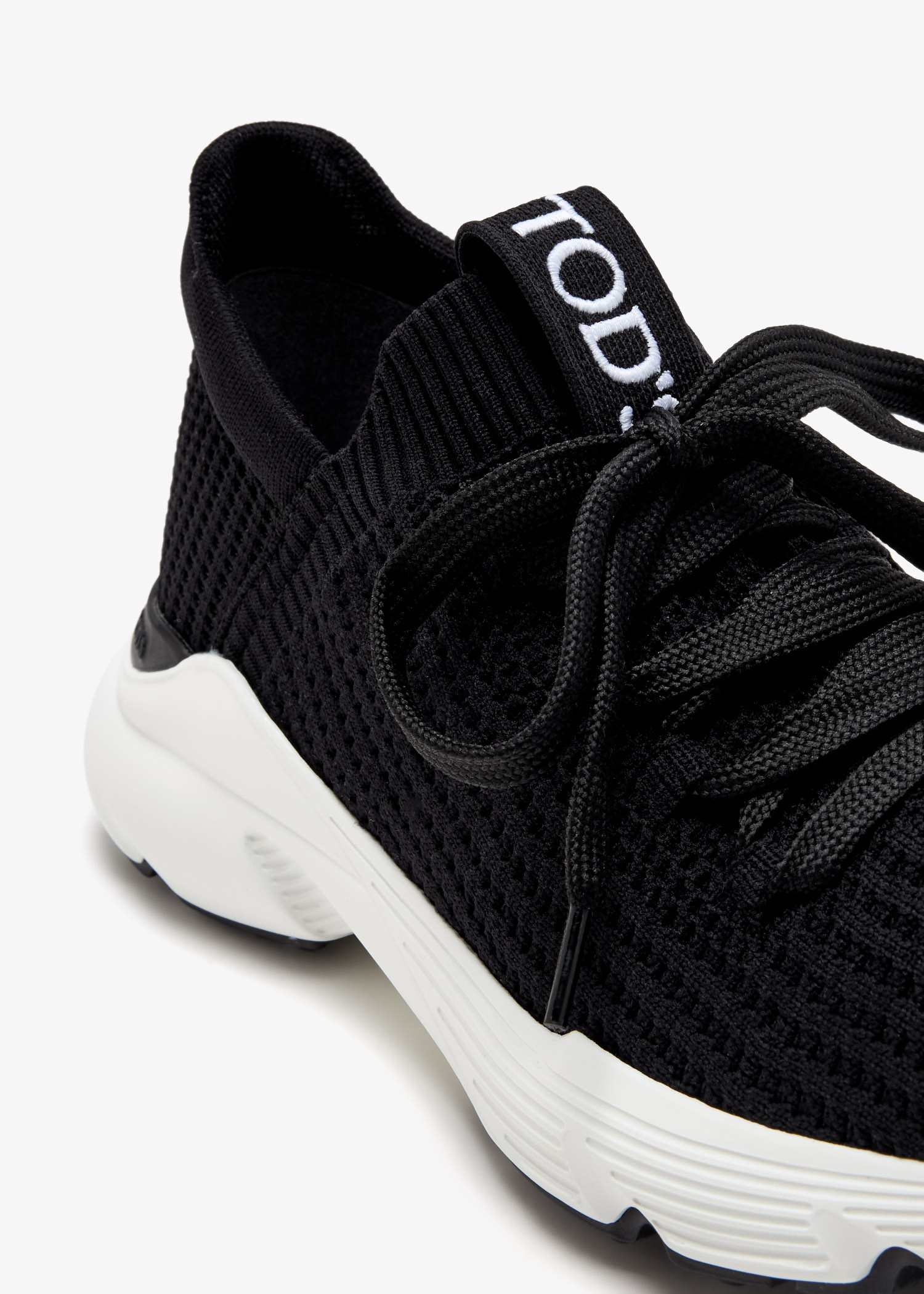 スニーカー TODS Women Sneakers XXW54C0JD40 U8Y B999 Black Woman BLACK Sock Sneakers in Fabric XXW54C0JD40U8Y42B999 | Tods
