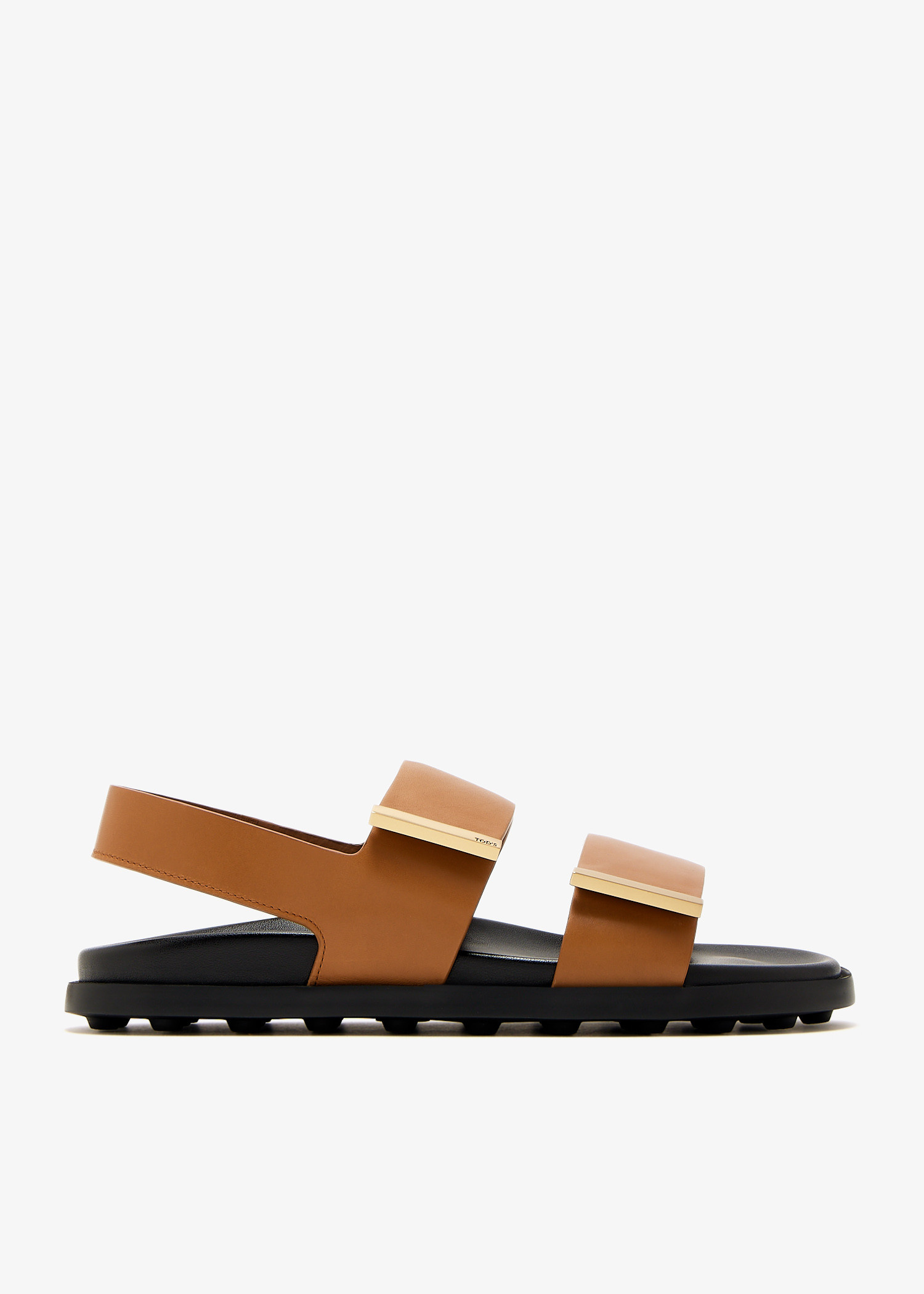 VIP【関税送料無料】希少 TOD'S LEATHER FLAT SANDALS Woman BROWN Sandals in Leather XXW11K0FH50NHV39MS010 | Tods