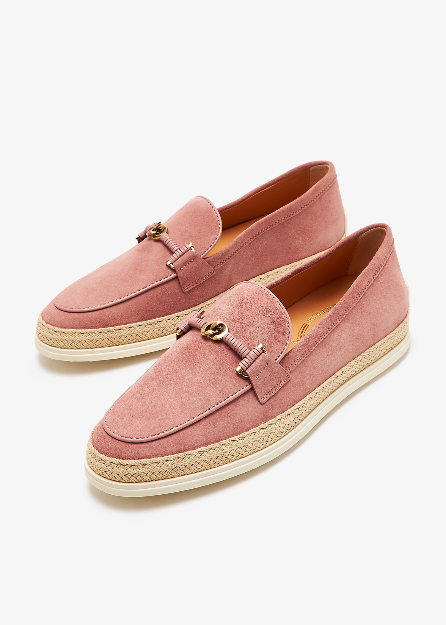 Tod's T Ring loafers for Women - Pink in UAE | Level Shoes