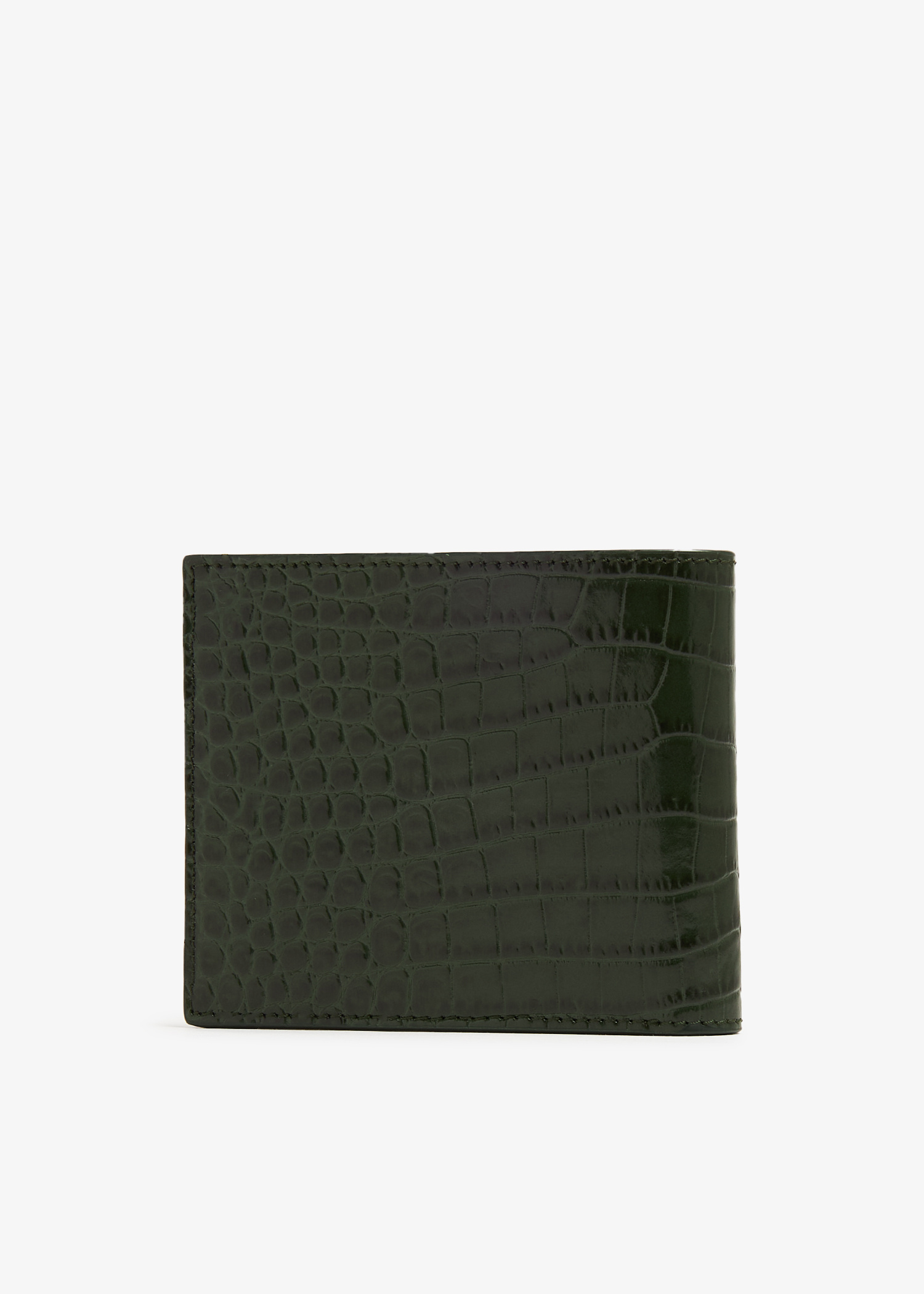 Tom Ford Croc-embossed leather wallet for Men - Green in USA