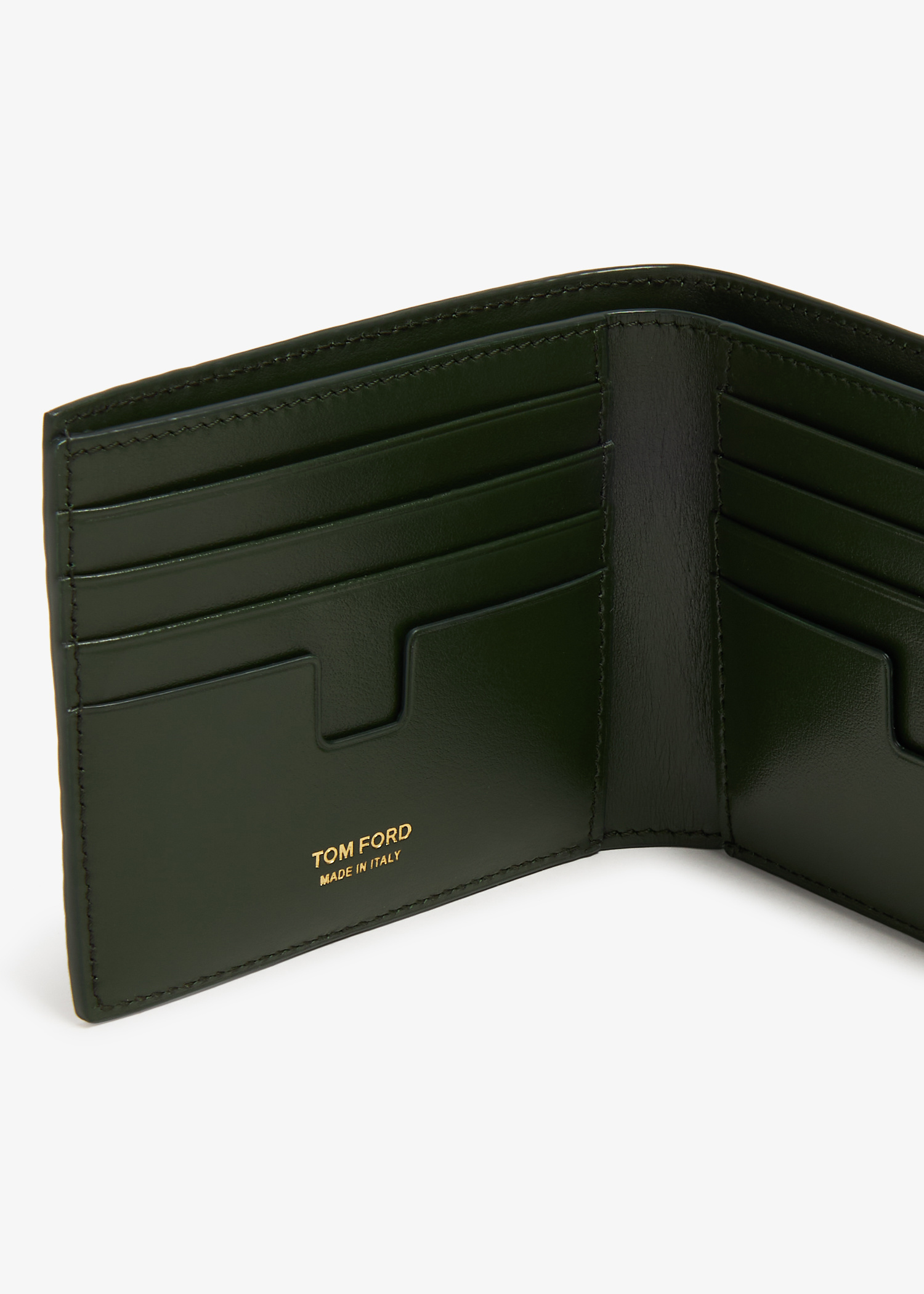 Tom Ford Croc-embossed leather wallet for Men - Green in USA