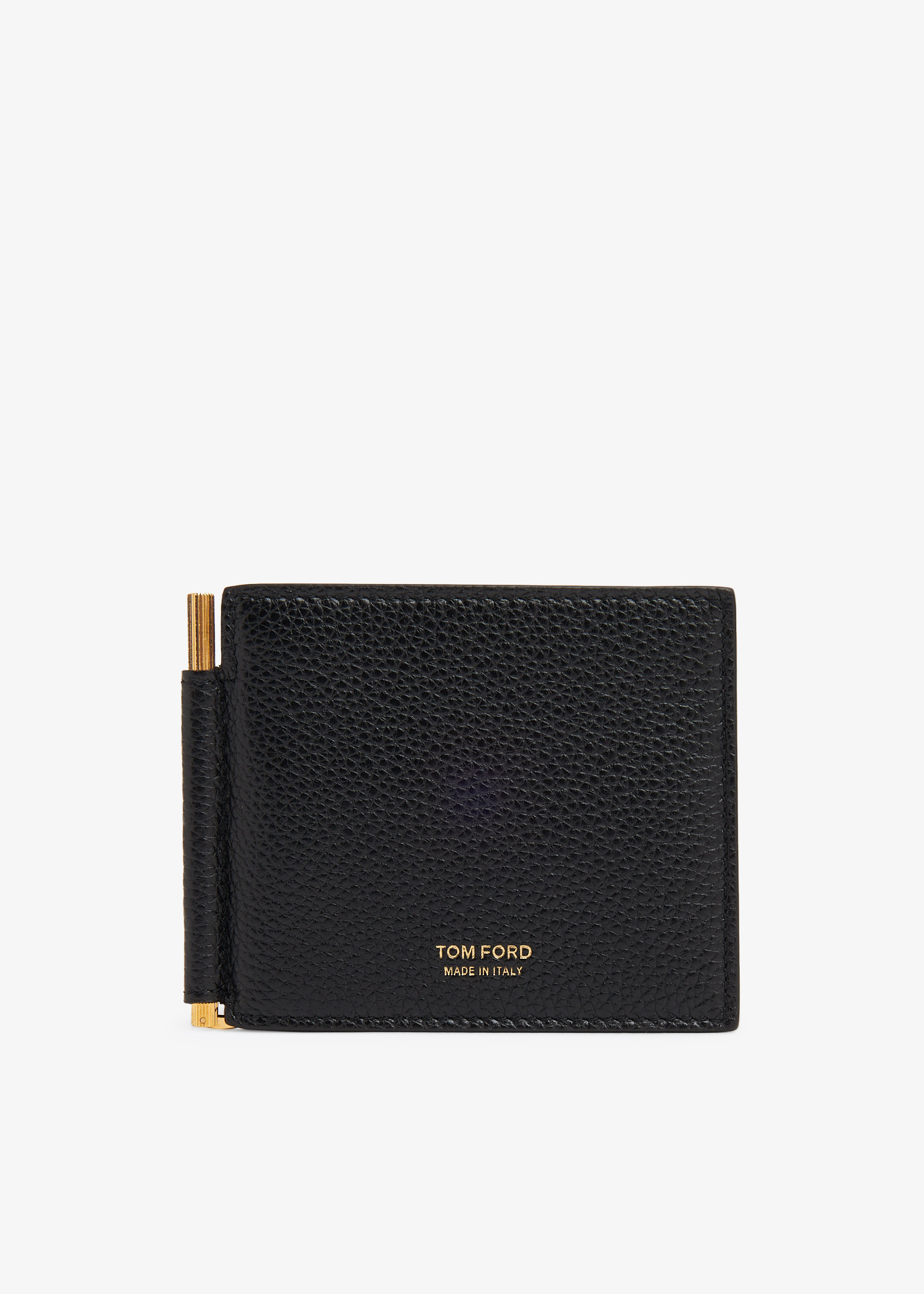 Tom Ford Leather money clip wallet for Men - Black in UAE | Level