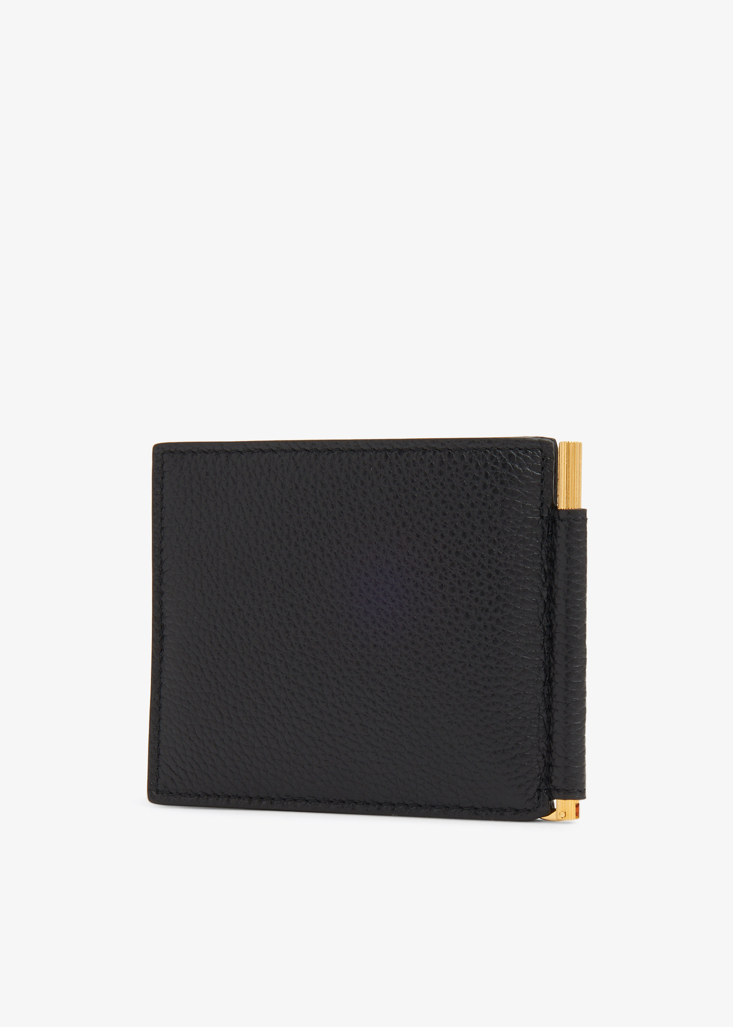Tom Ford Leather money clip wallet for Men - Black in KSA | Level