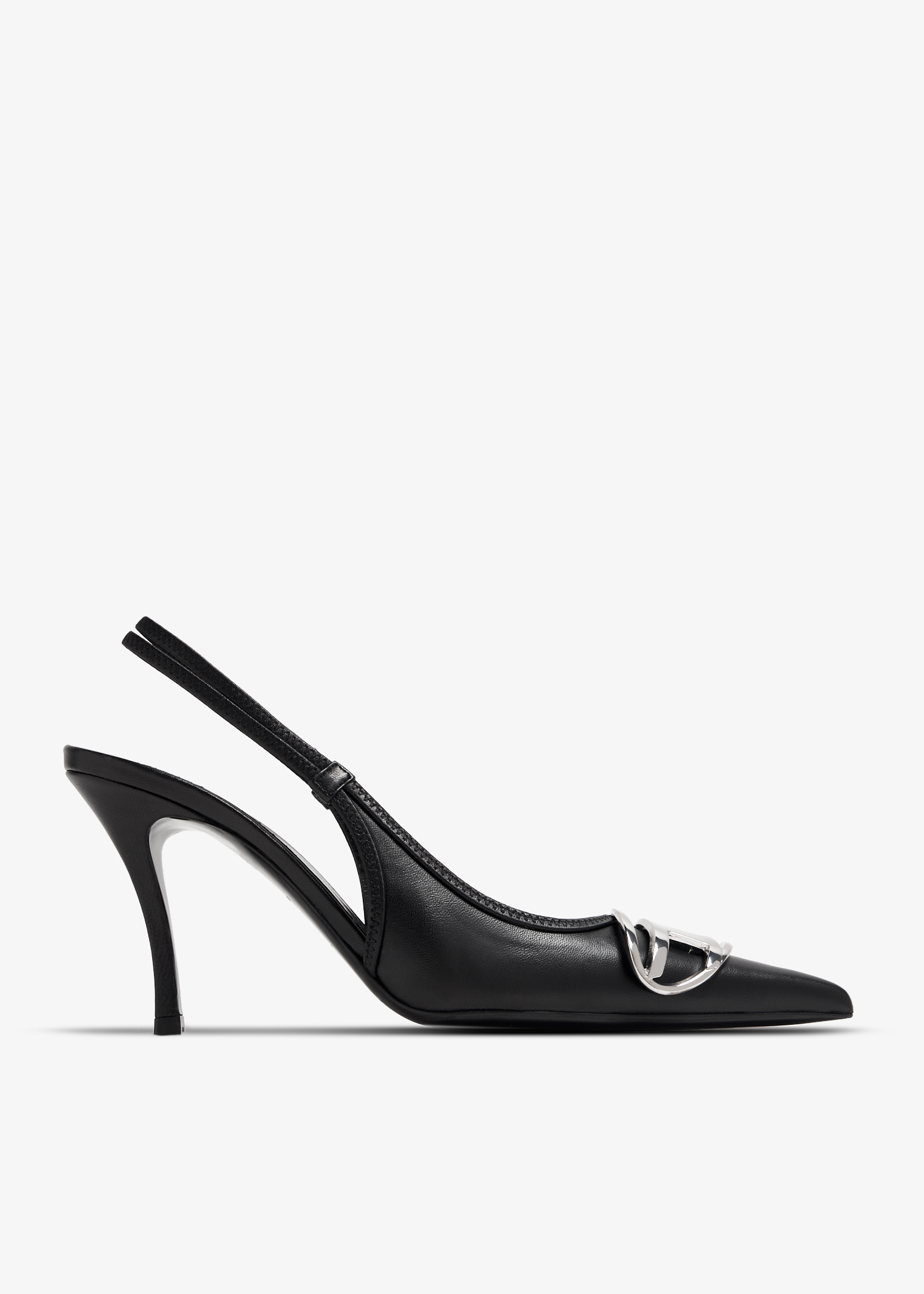 靴 punipuni EU37/24cm Christian Louboutin Black Patent Leather Piou Piou 85 Pumps
