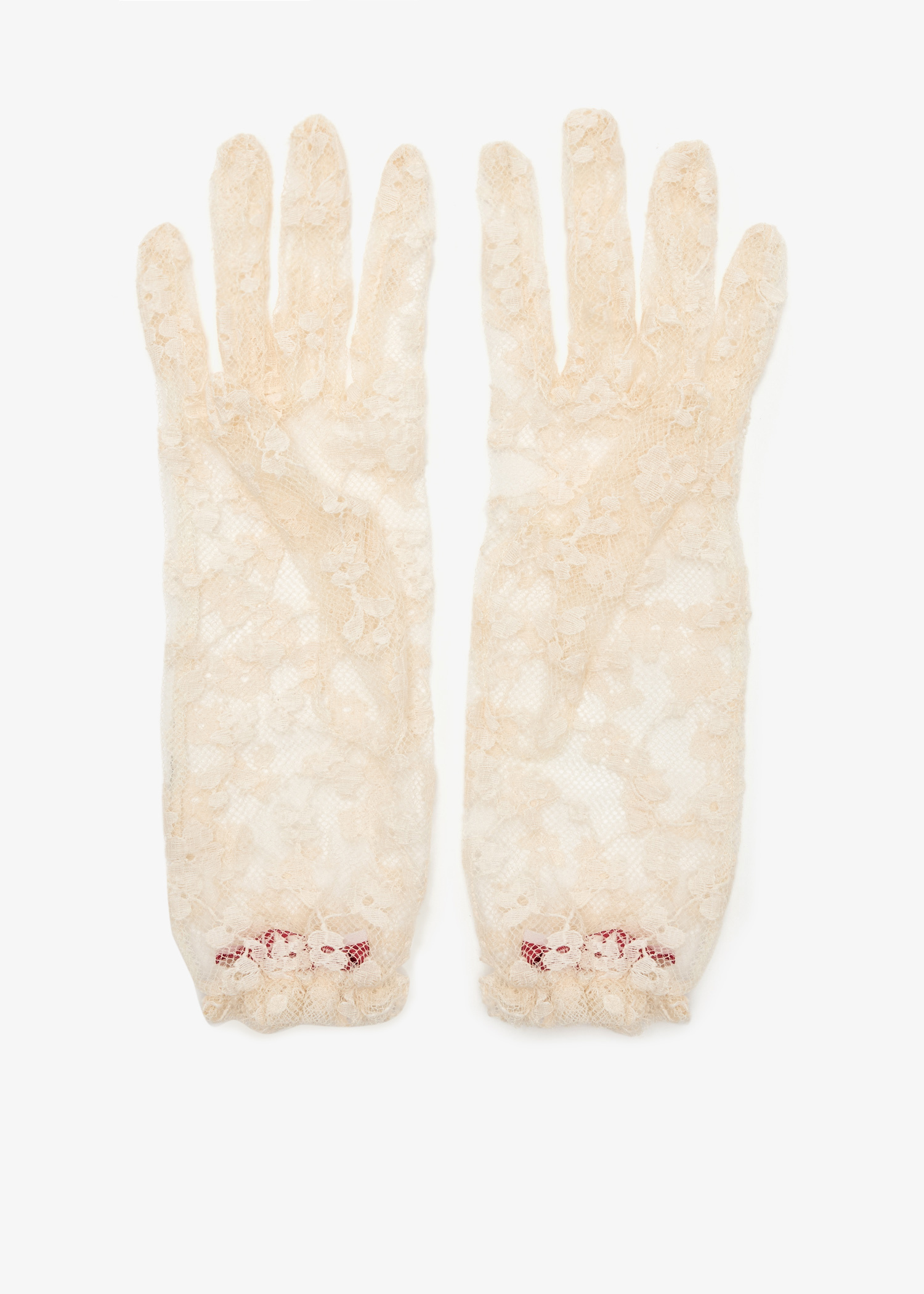 Valentino Garavani VLogo Signature gloves for Men - Cream in