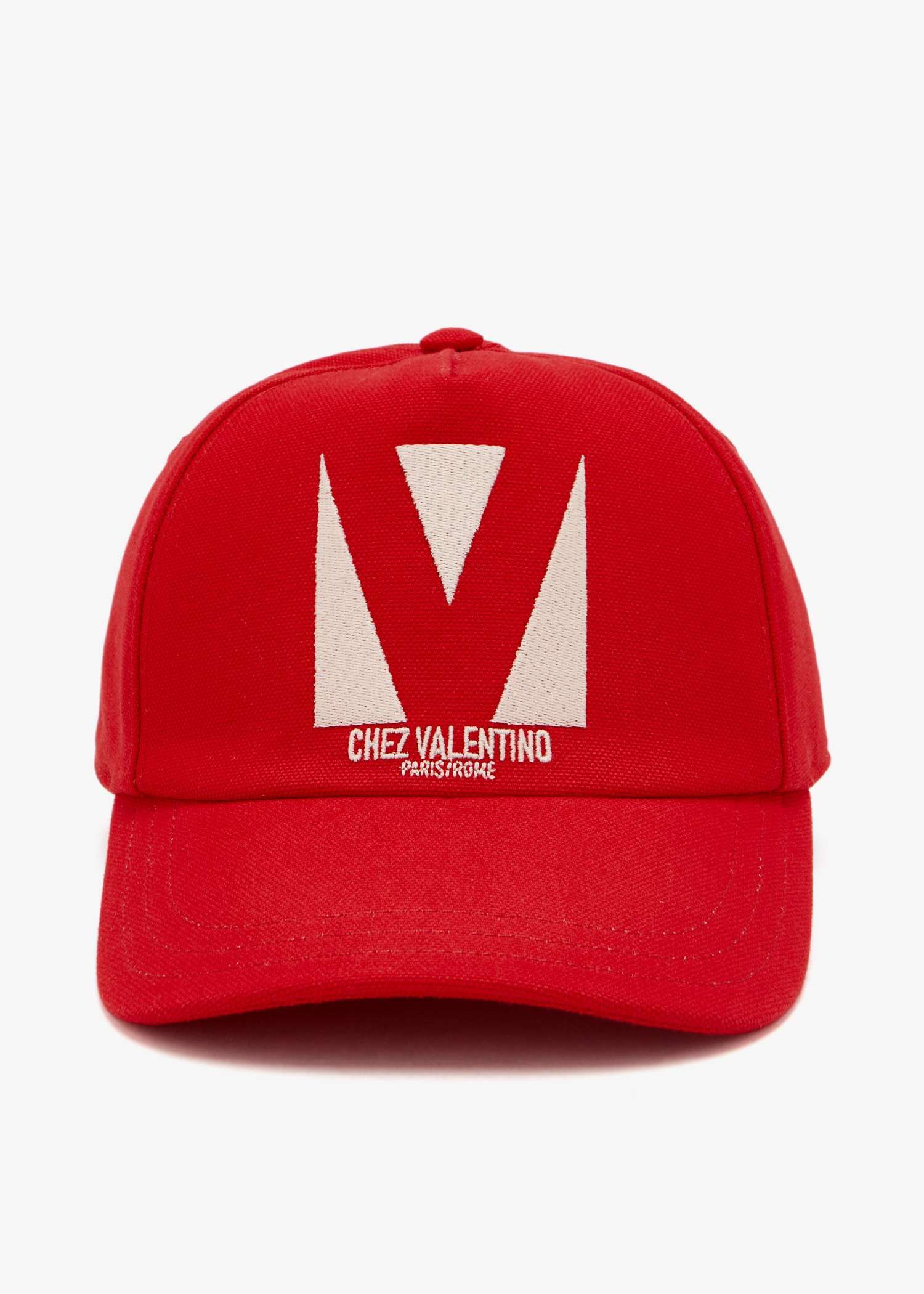キャップ VALENTINO LOGO CAP VY2HDA10\tEWJ\t0NO\tNERO Valentino Garavani Chez Valentino baseball hat for Men - Red