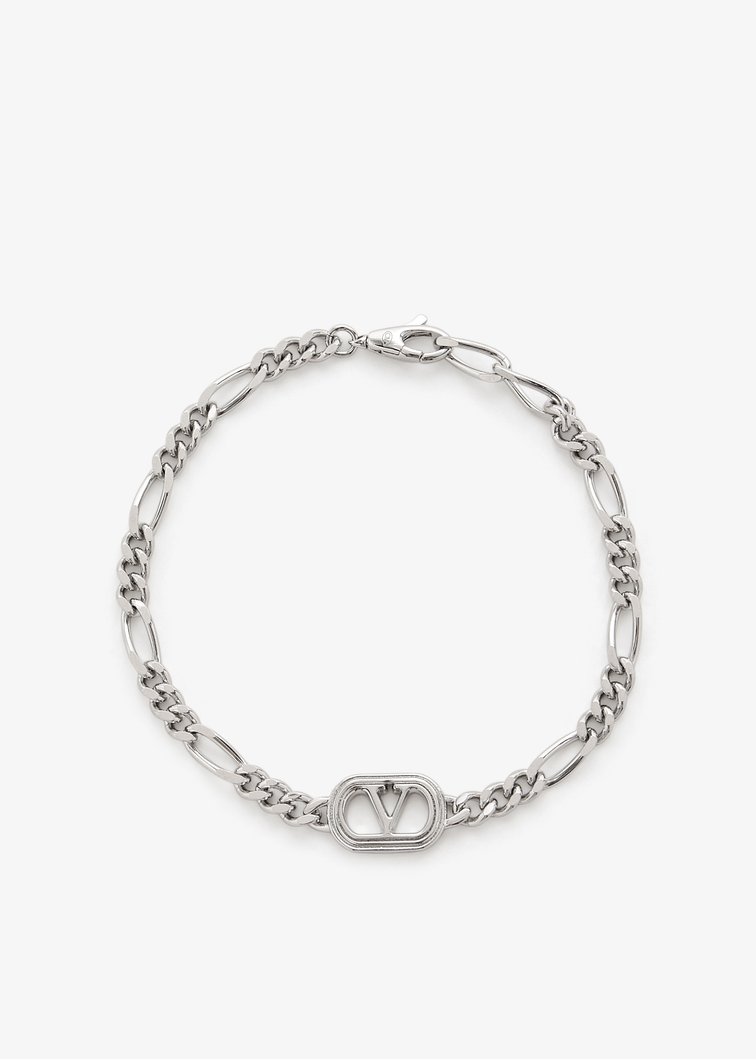 【Valentino】Ovalette ブレスレット シルバー YJ0AH2MET172 Valentino Garavani Ovalette bracelet for Men - Silver in UAE