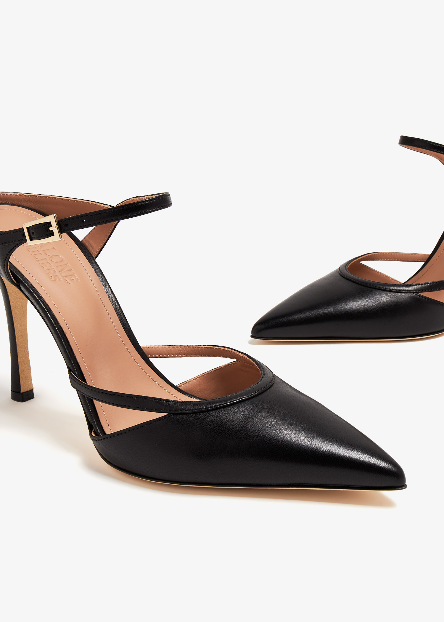 MALONE SOULIERS YOANA901VIOLET 関税送料込 Malone Souliers Yola 90 mules for Women - Black in UAE