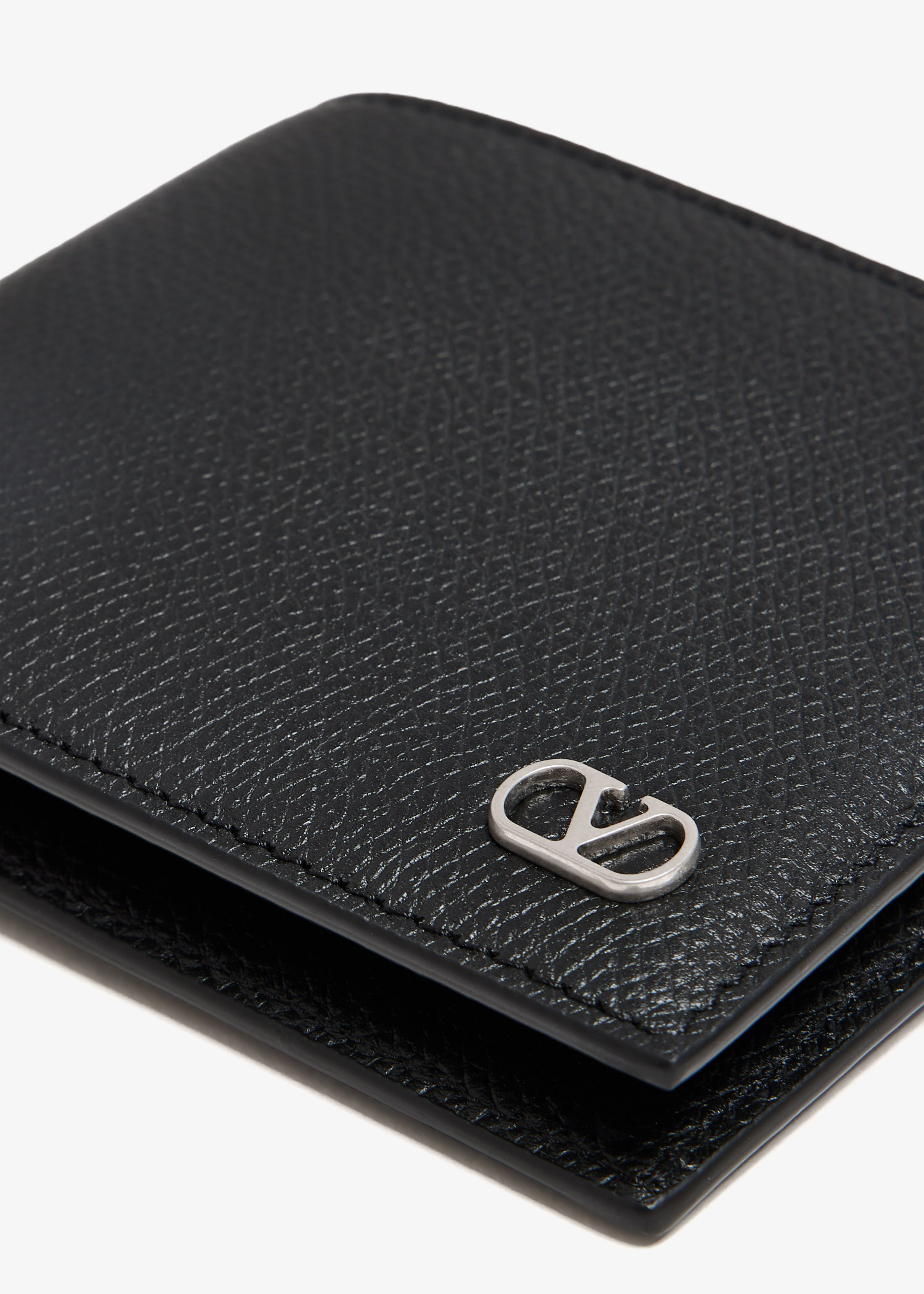 Valentino Garavani Mini VLogo Signature wallet for Men - Black in