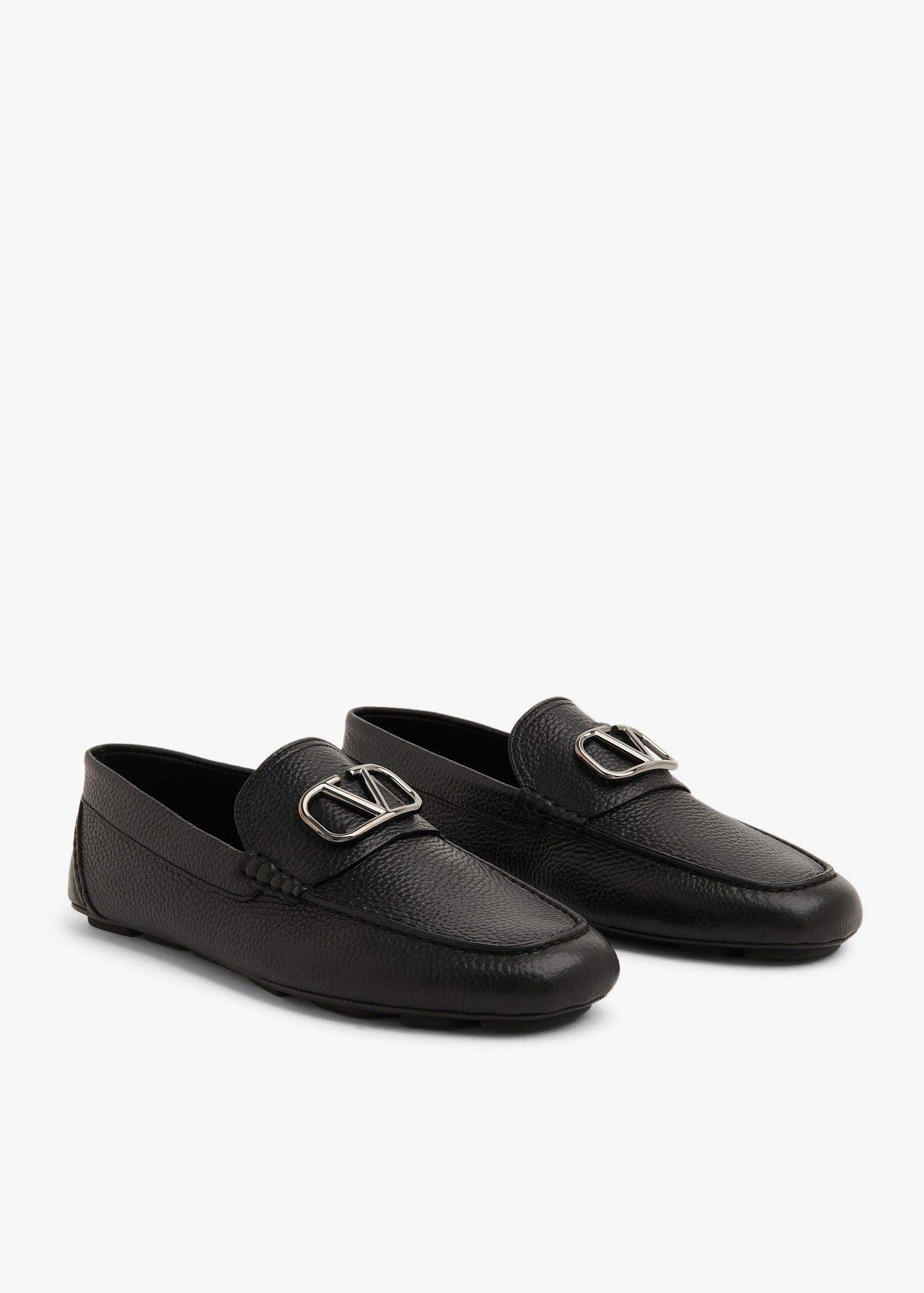 Valentino Garavani VLogo Signature drivers for Men - Black
