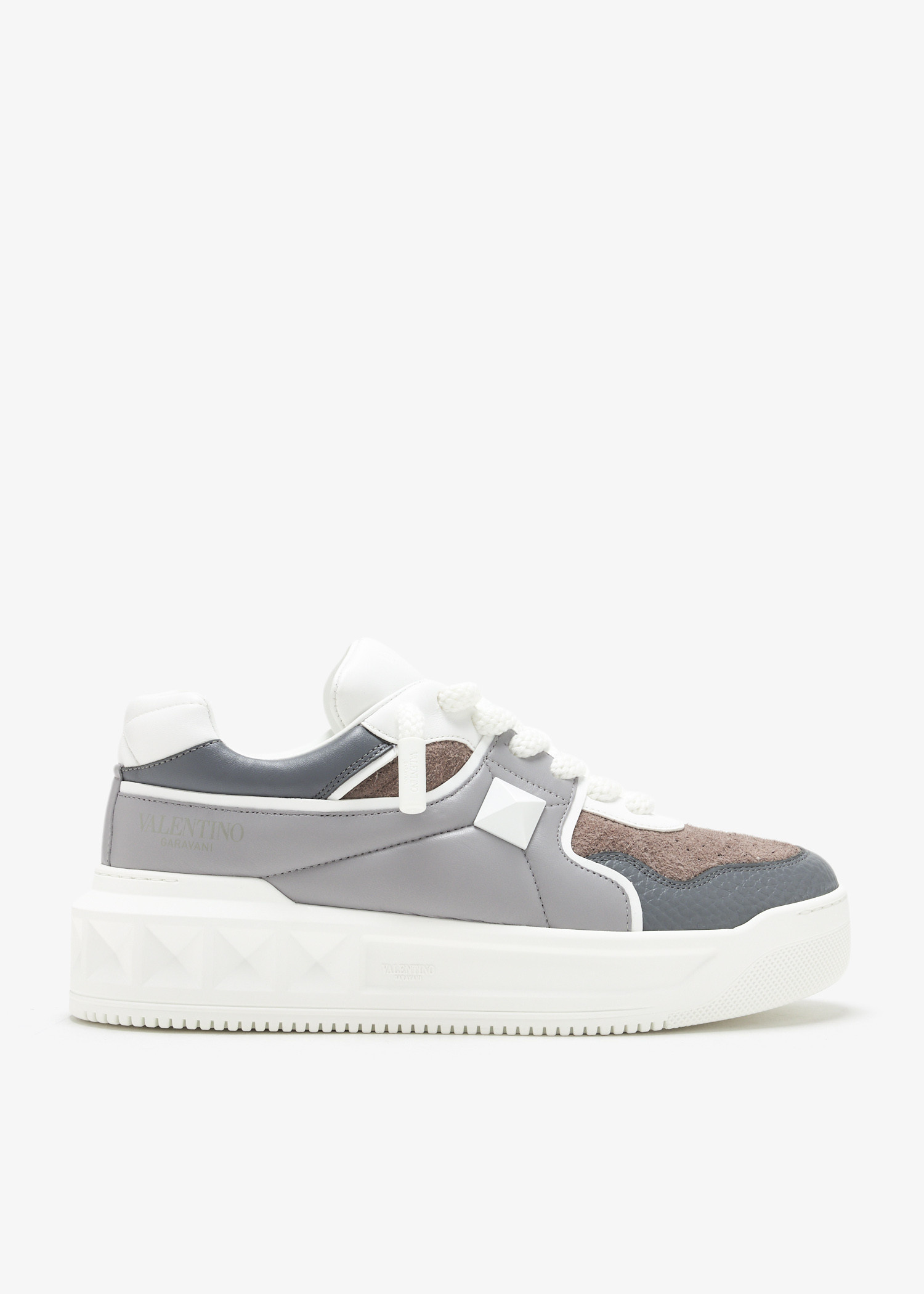 Valentino Garavani One Stud XL sneakers for Men - Grey in