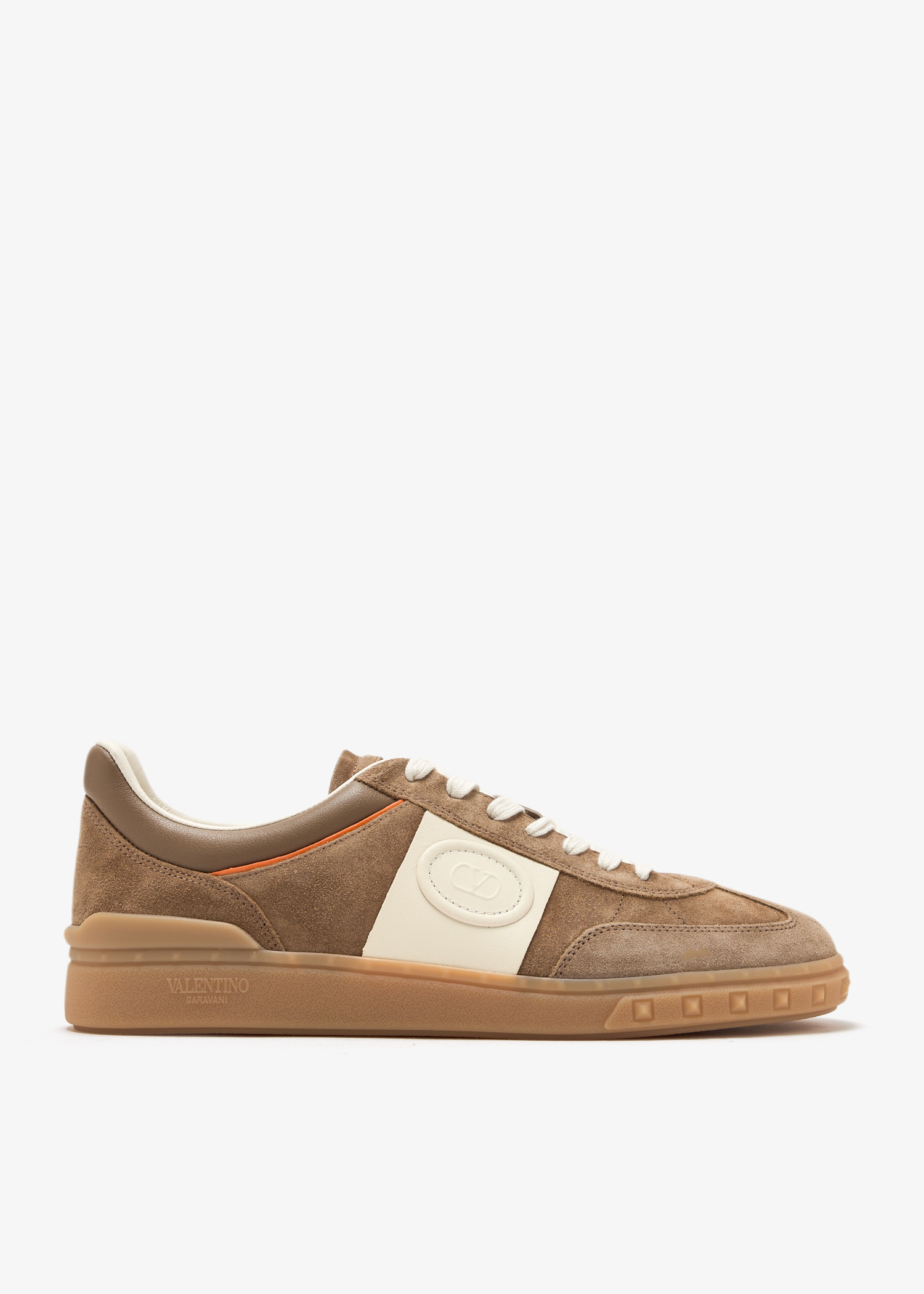 【関税&送料込】Valentino Garavani Multicolor Suede Upvillag Upvillage VLogo suede sneakers in red - Valentino Garavani