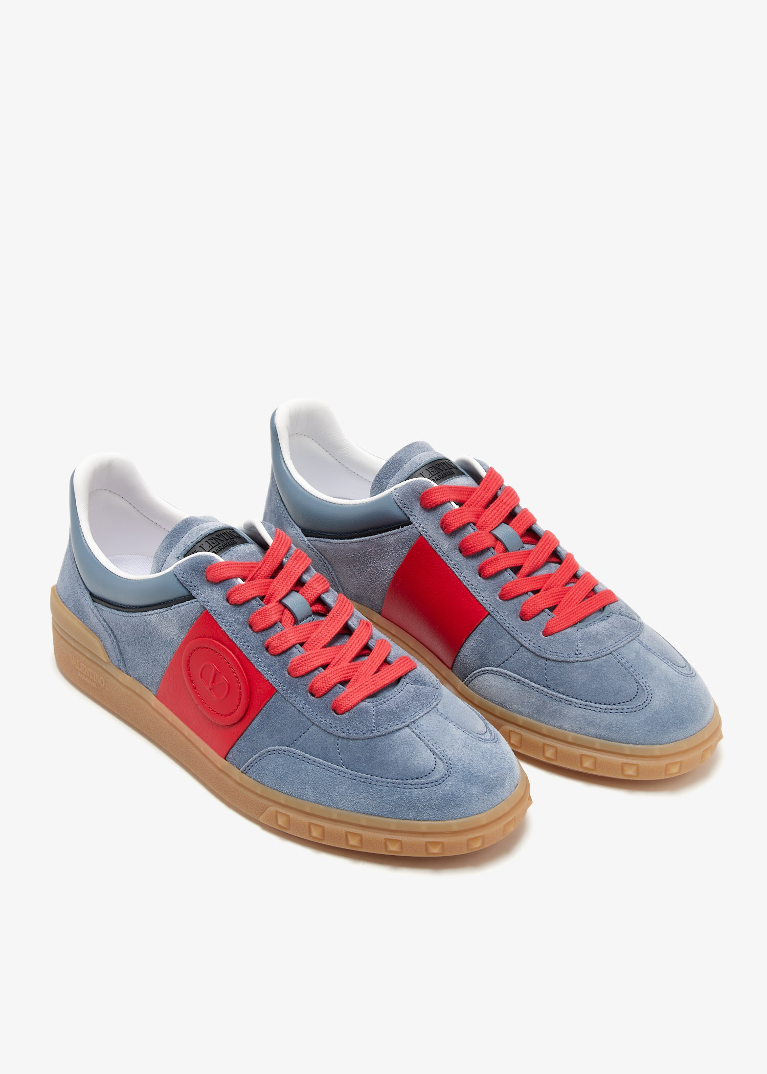 【関税＆送料込み】Valentino Garavani Valentino Garavani Wo Valentino Garavani Gray/Red Upvillage Sneaker | TheDoubleF